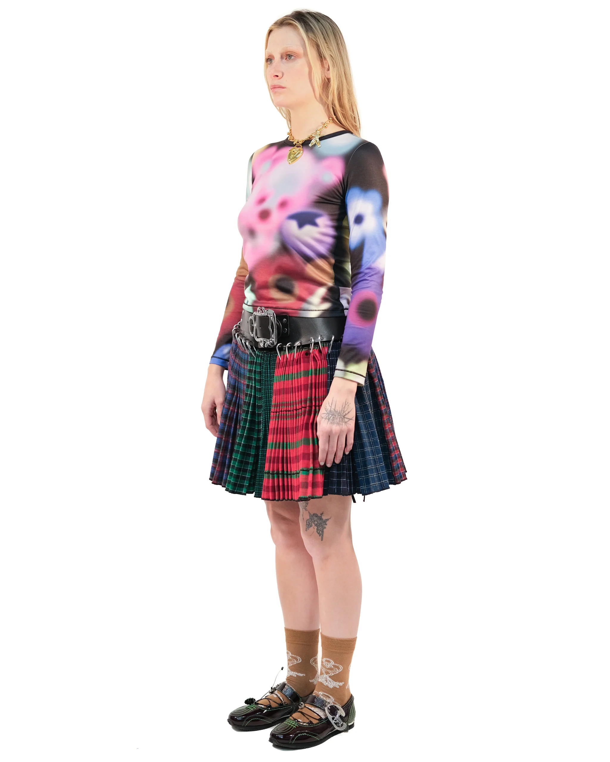 Airbrush Bear Fitted Jersey Top - Image 4