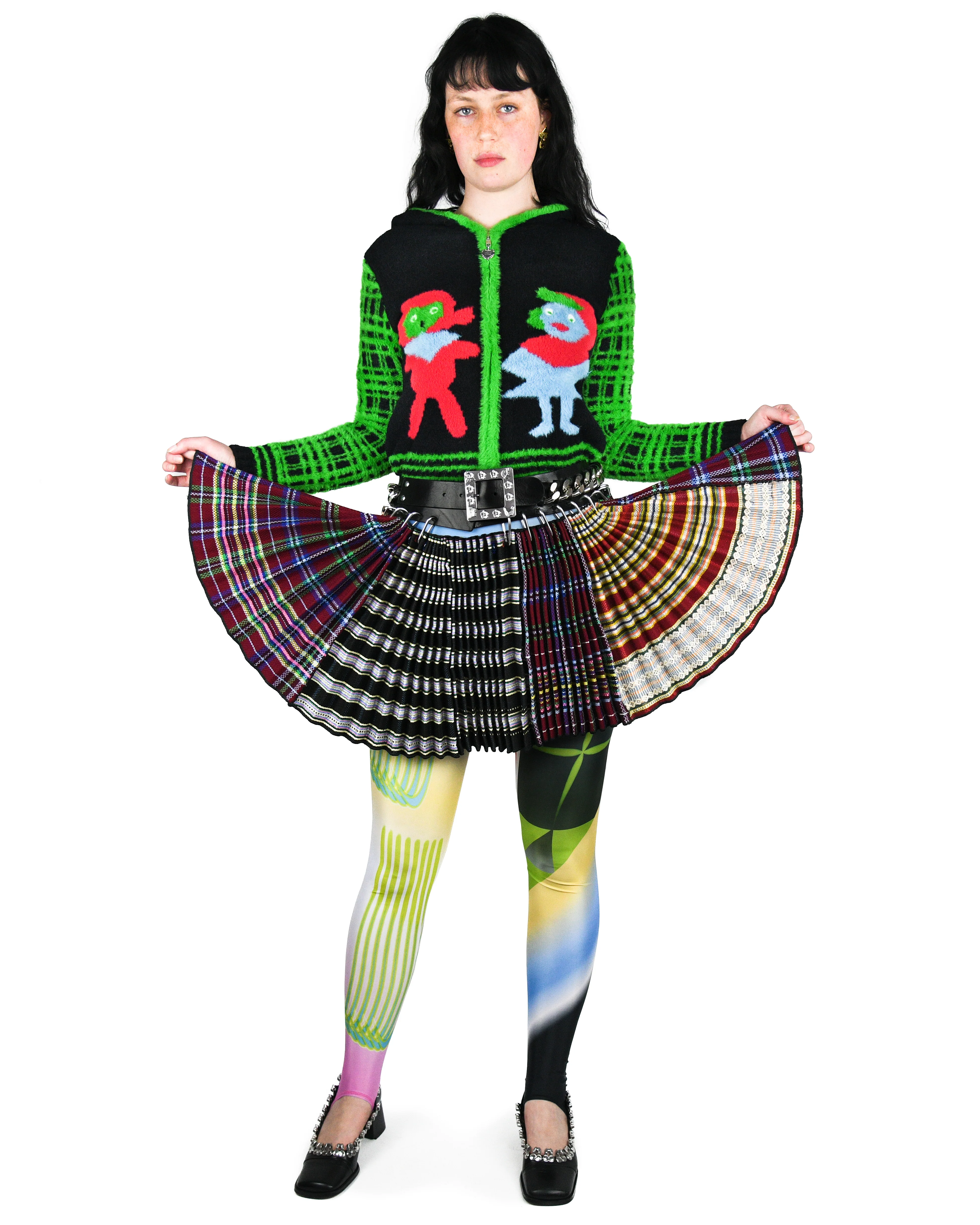 Bear Girl Zip Cardigan - Image 2