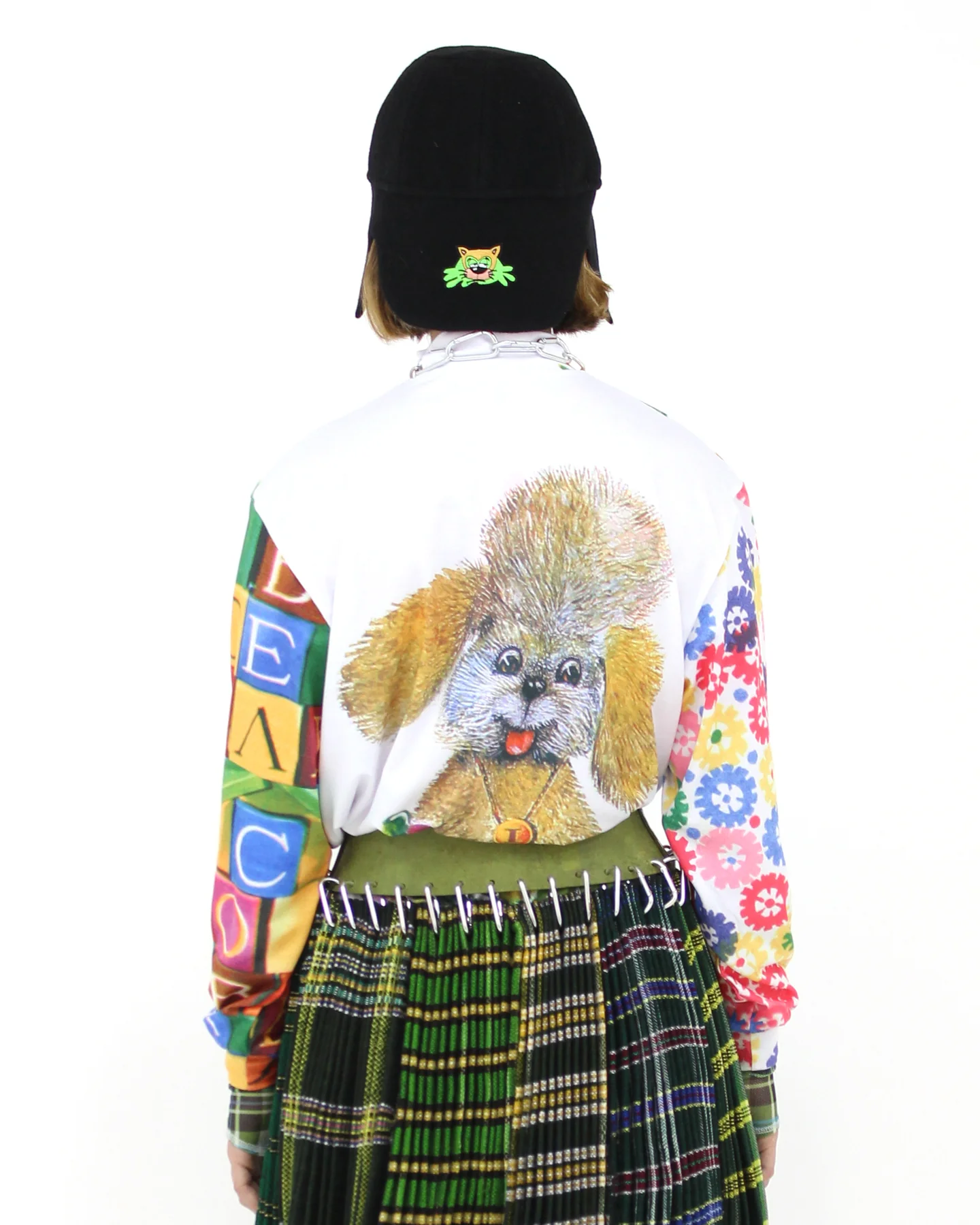 Bird Girl Alphabet Exclusive Oversized Polo Top - Image 2