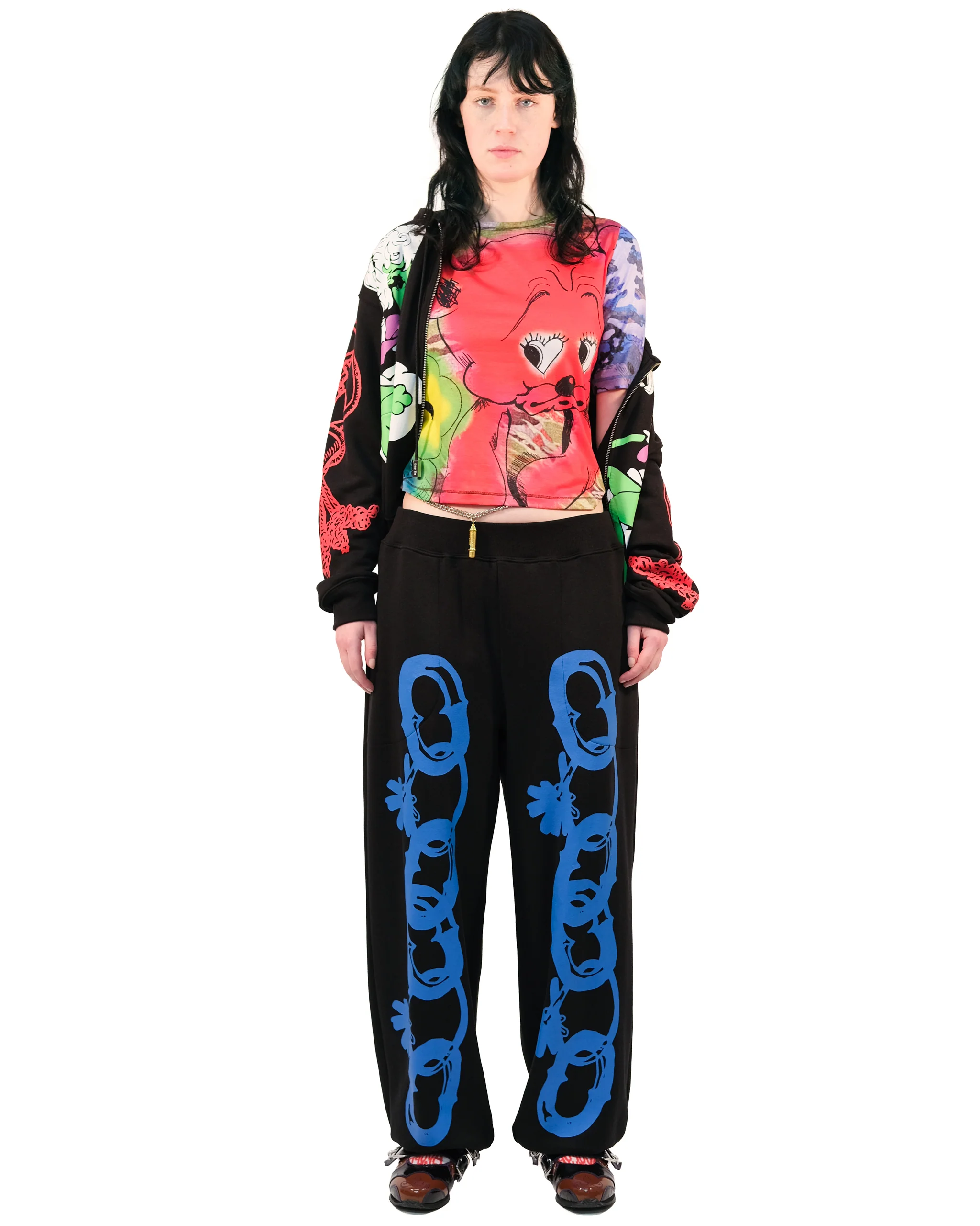 Black Chain Joggers - Image 2