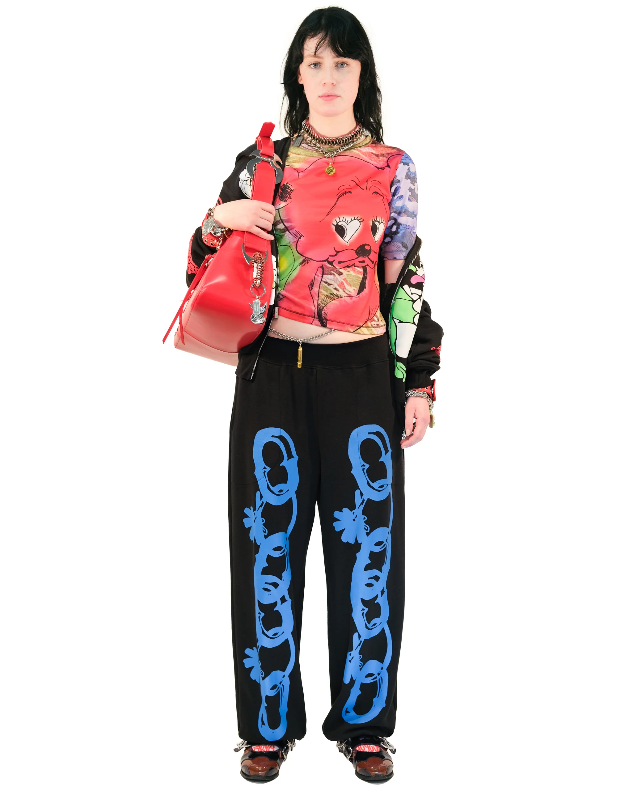 Black Chain Joggers - Image 3