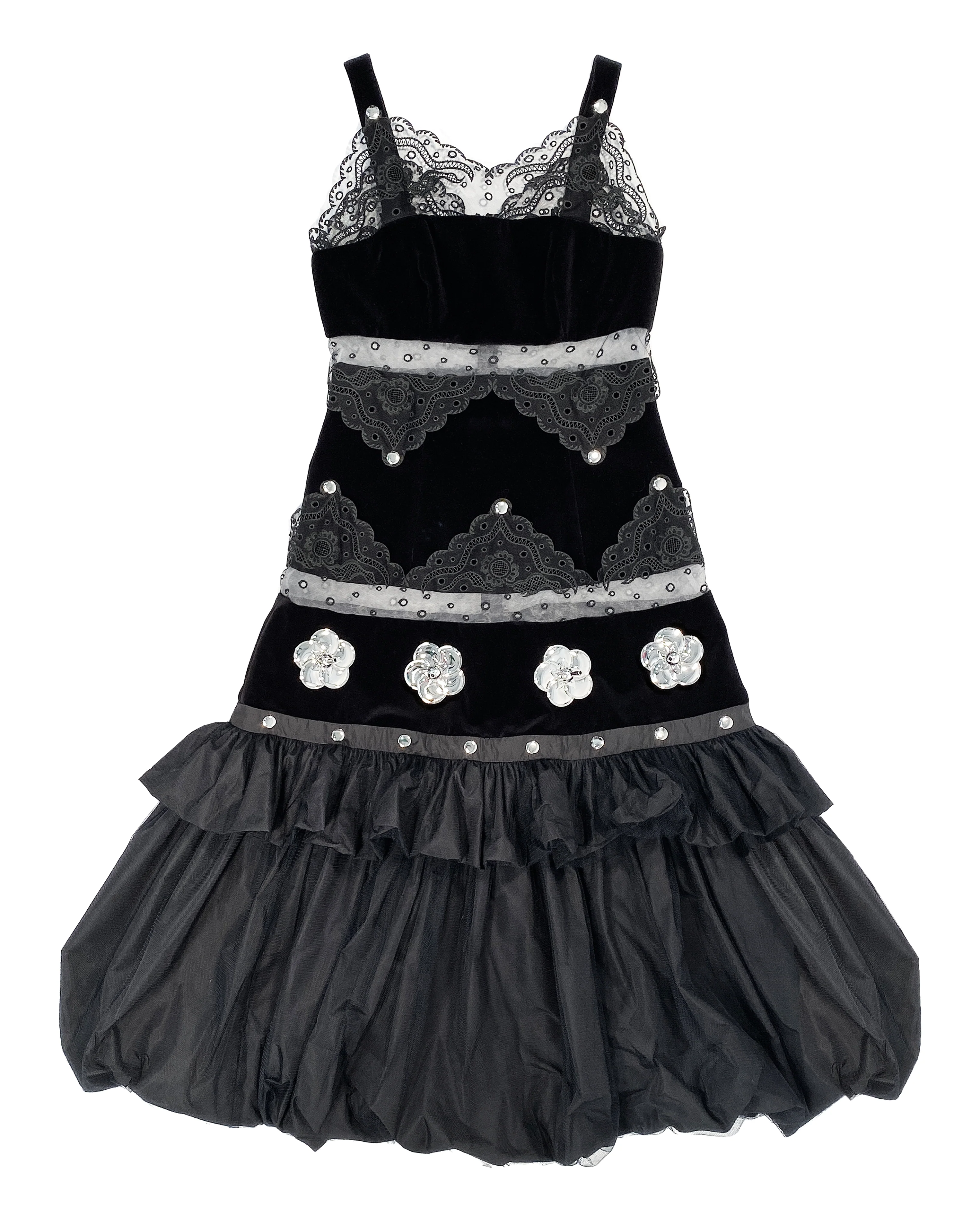 Black Combo Dress - Image 4