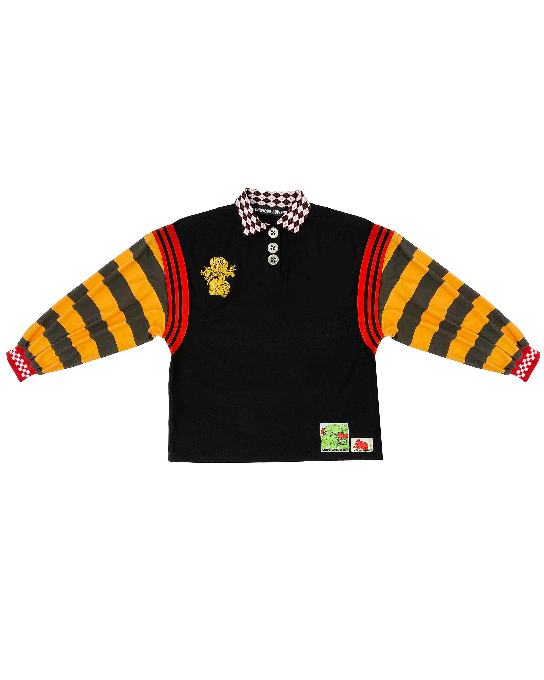 Black Polo Top - Image 3