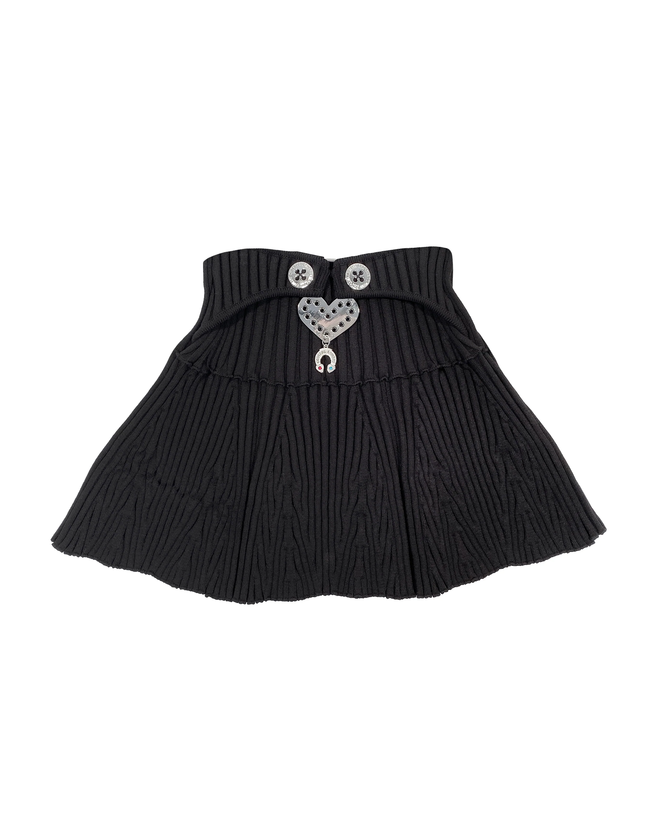 Black Sweetheart Mini Skirt - Image 4