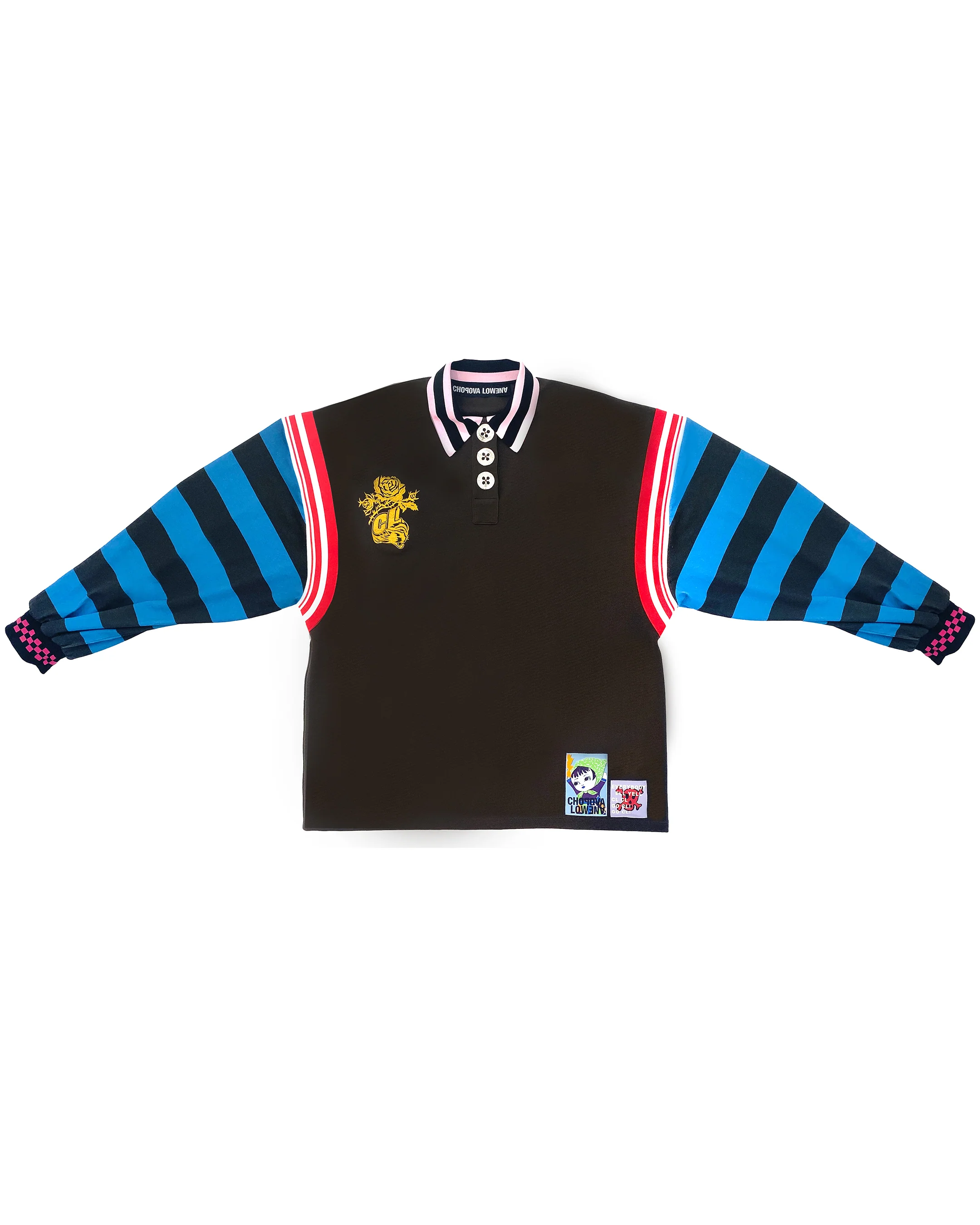 Brown Polo Top - Image 4