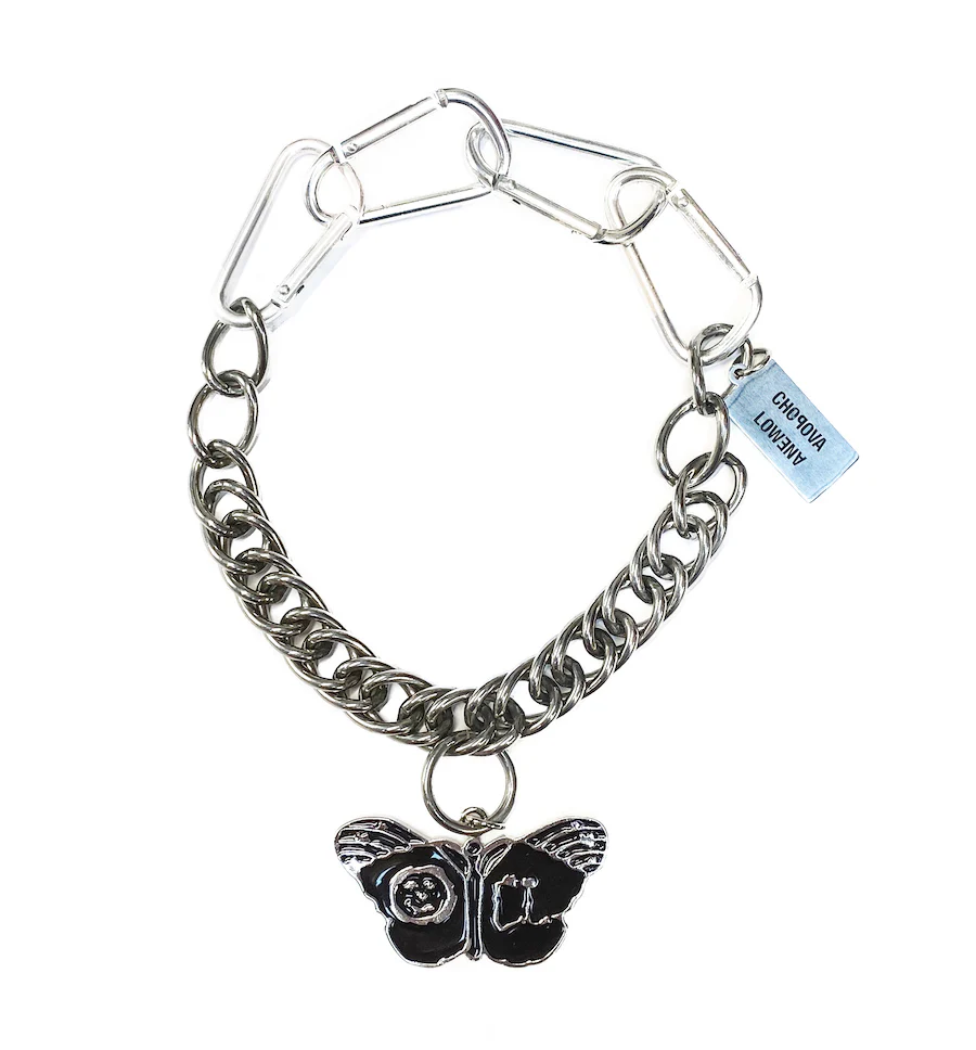 CL Butterfly Charm Necklace