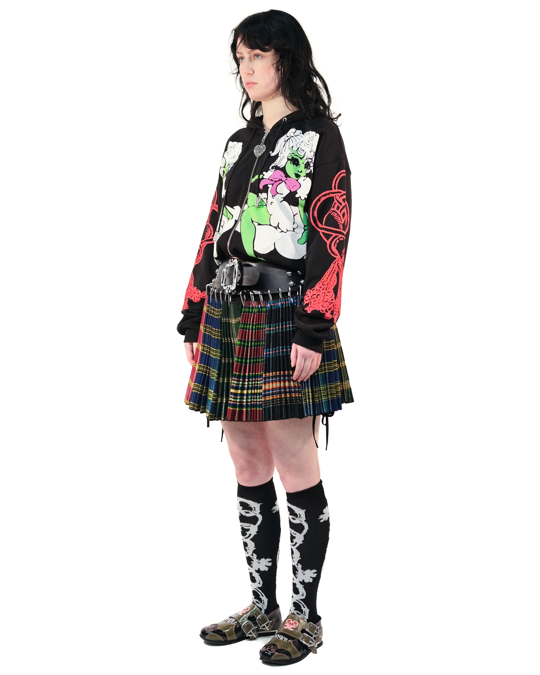Cloud 9 Alien Girl Zip Hoodie - Image 3