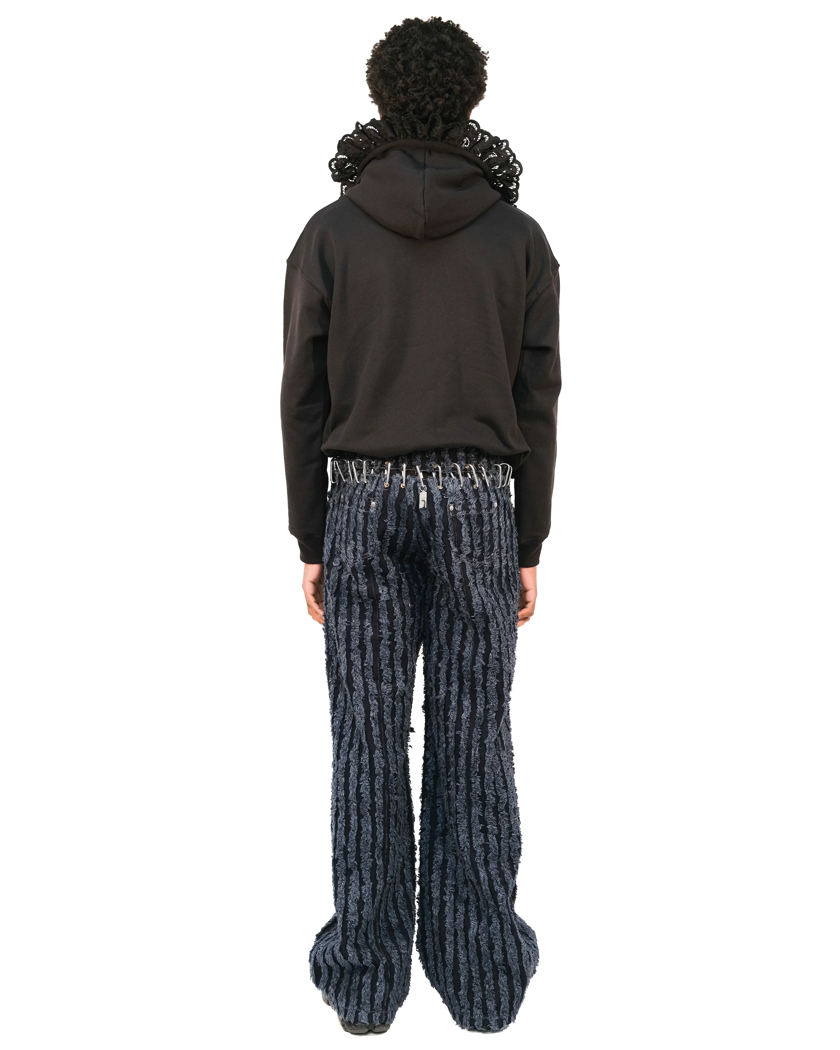 Cross Bones Frill Hoodie - Image 5