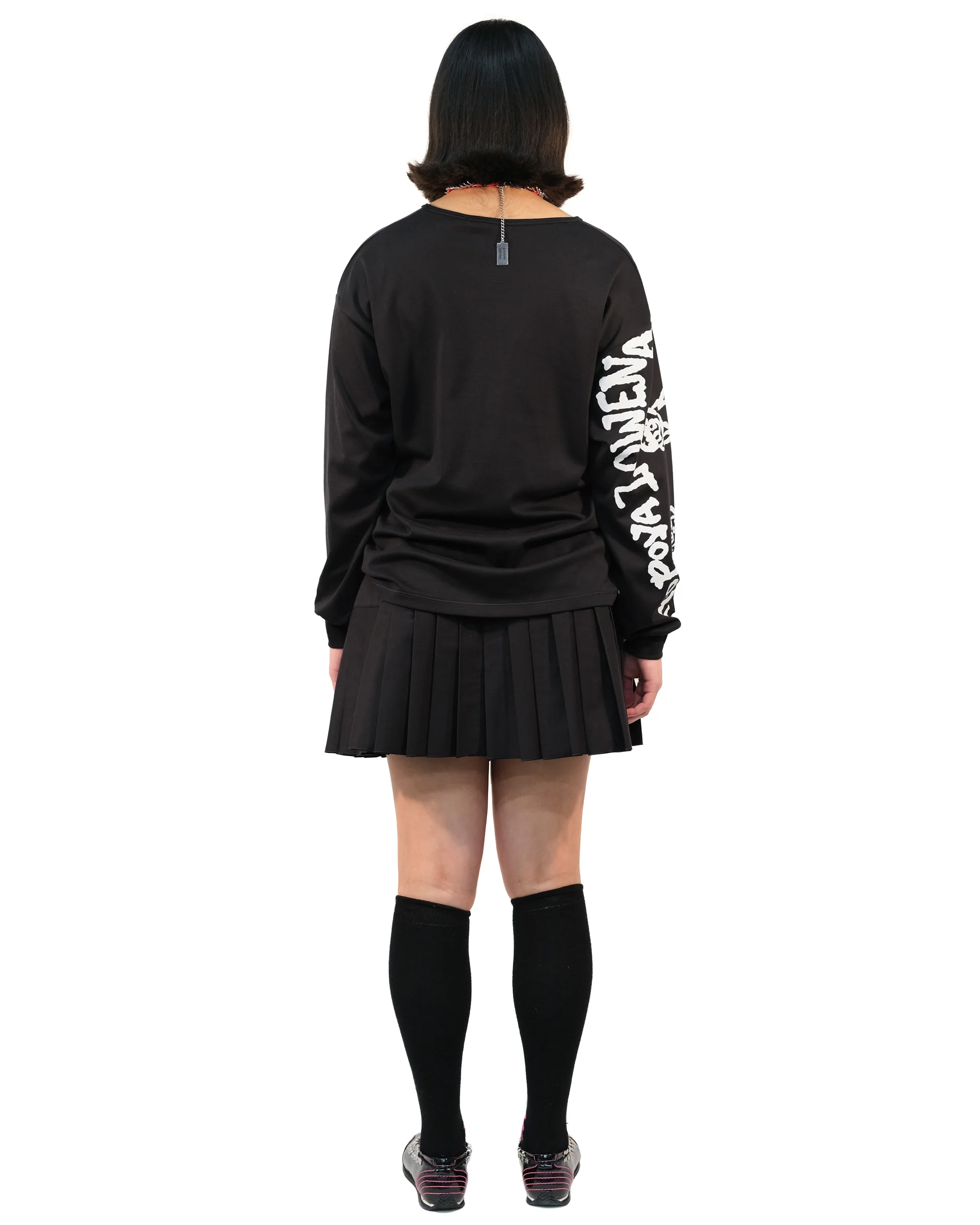Cross Bones Oversized Jersey Top - Image 3