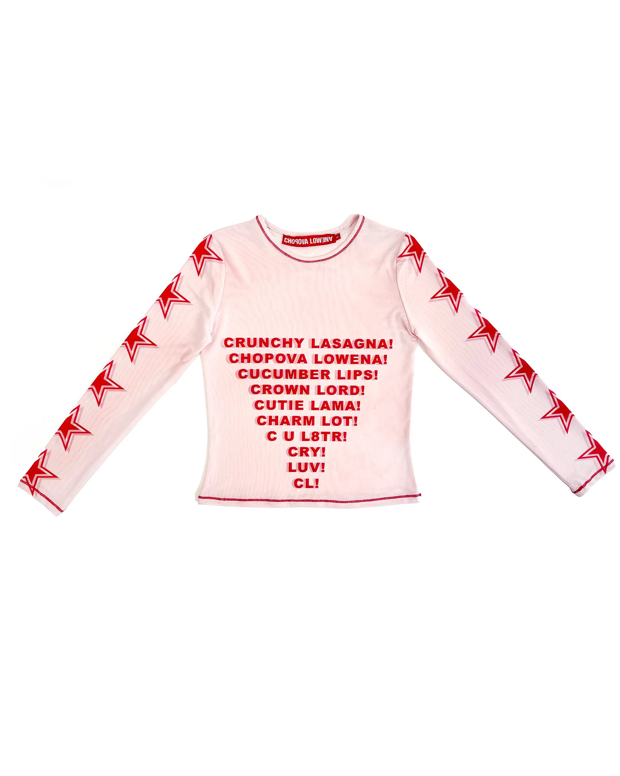 Crunchy Lasagna Fitted Mesh Top - Image 4