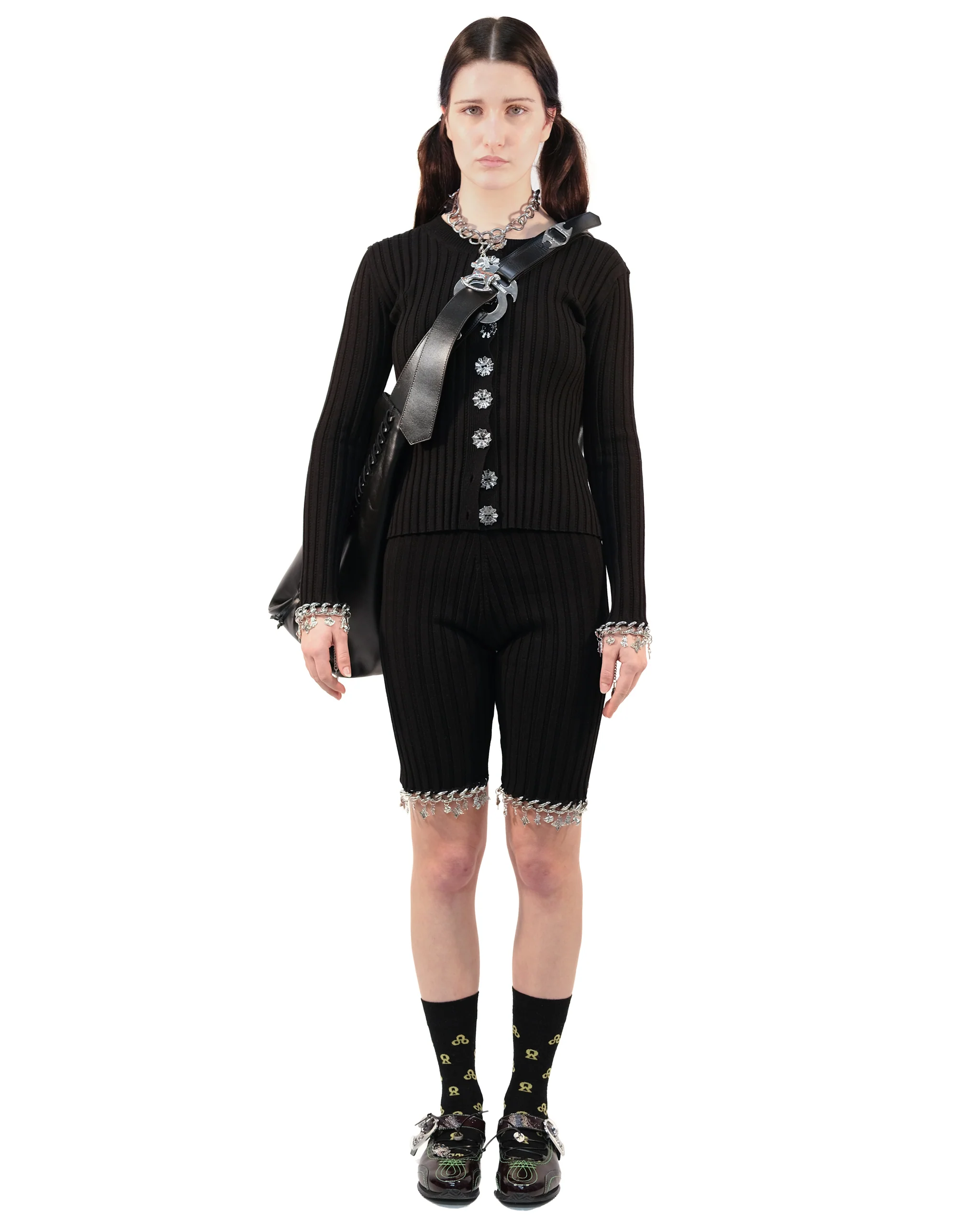 Daffy Chain Knit Shorts - Image 2