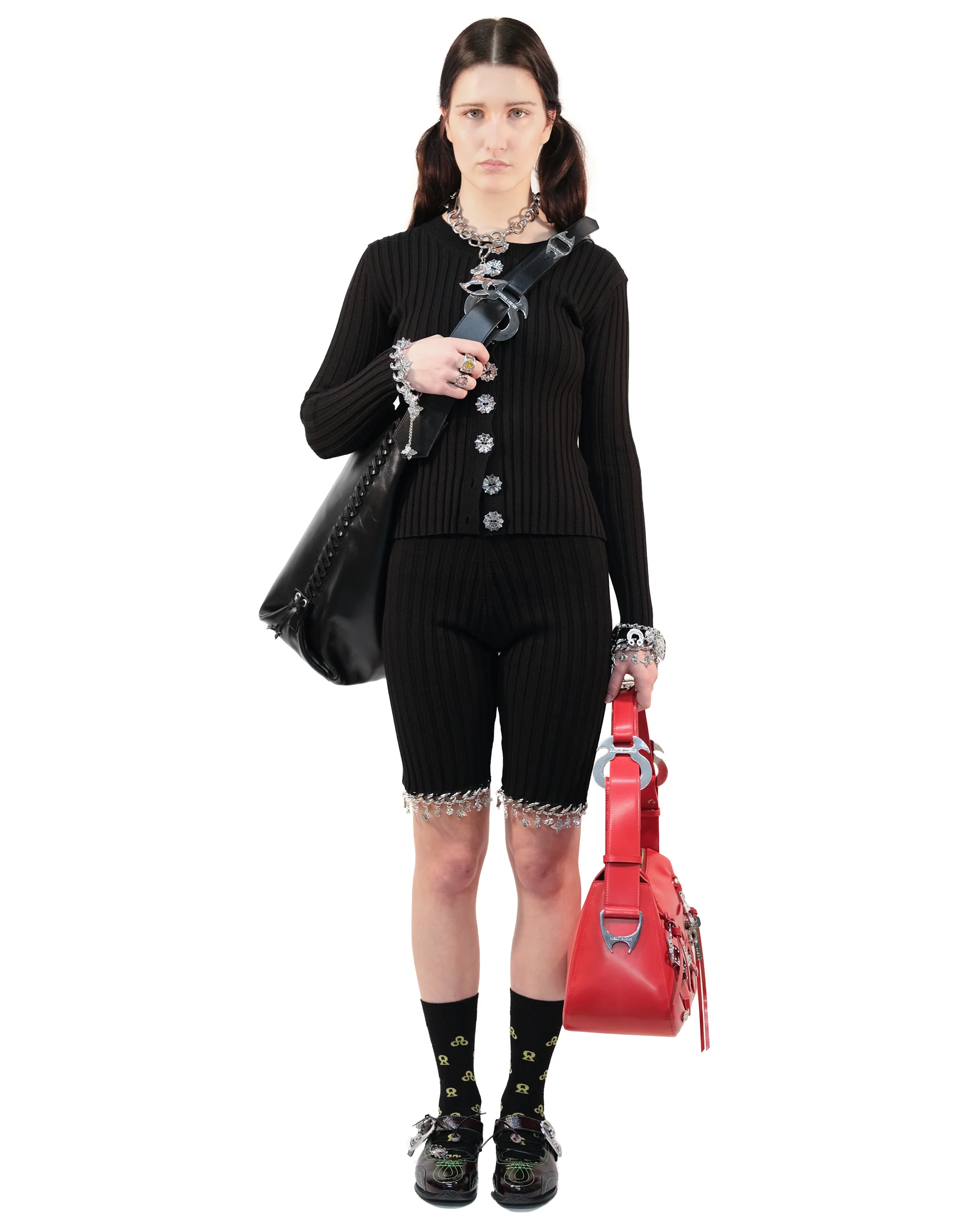 Daffy Chain Knit Shorts - Image 3
