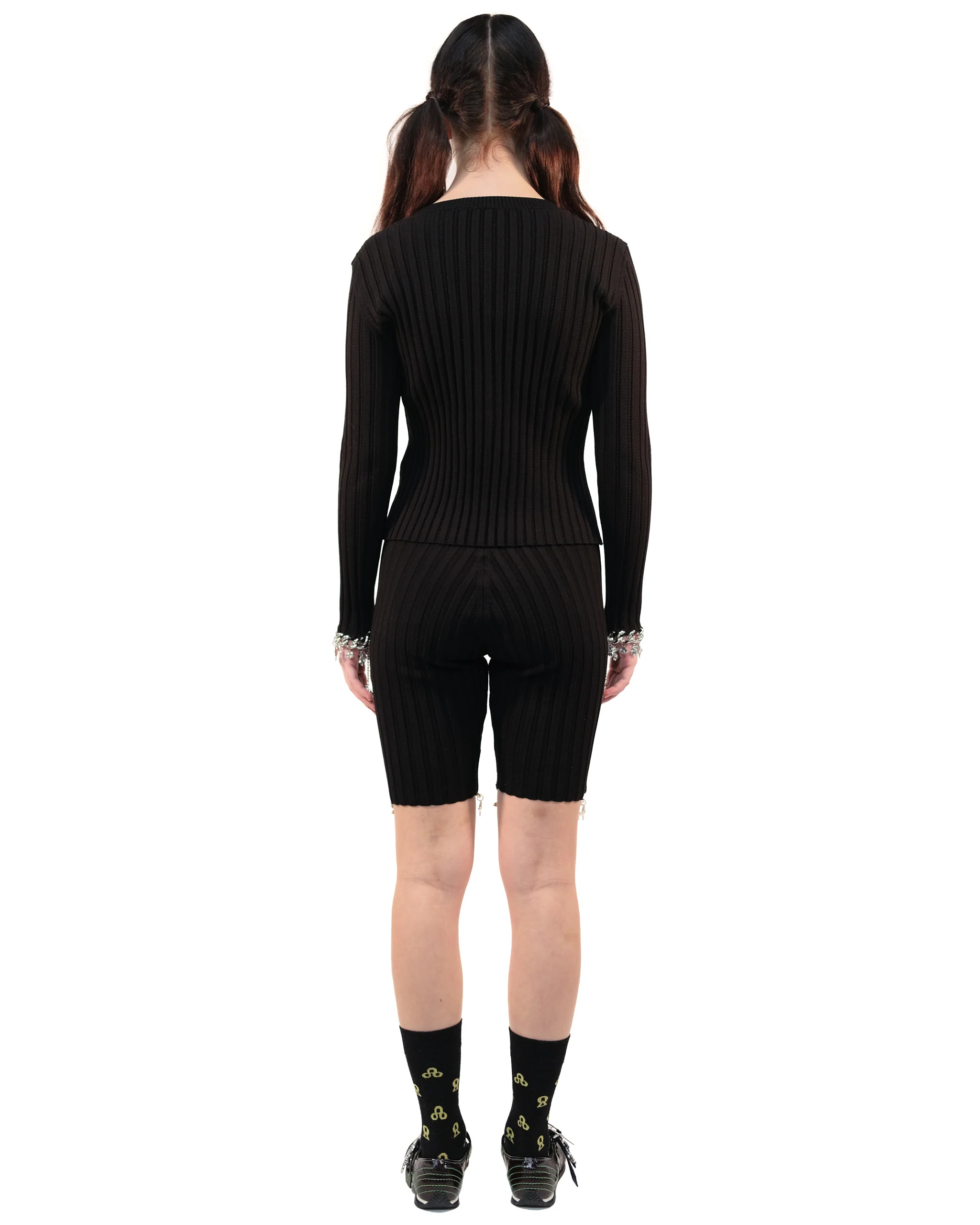 Daffy Chain Knit Shorts - Image 5