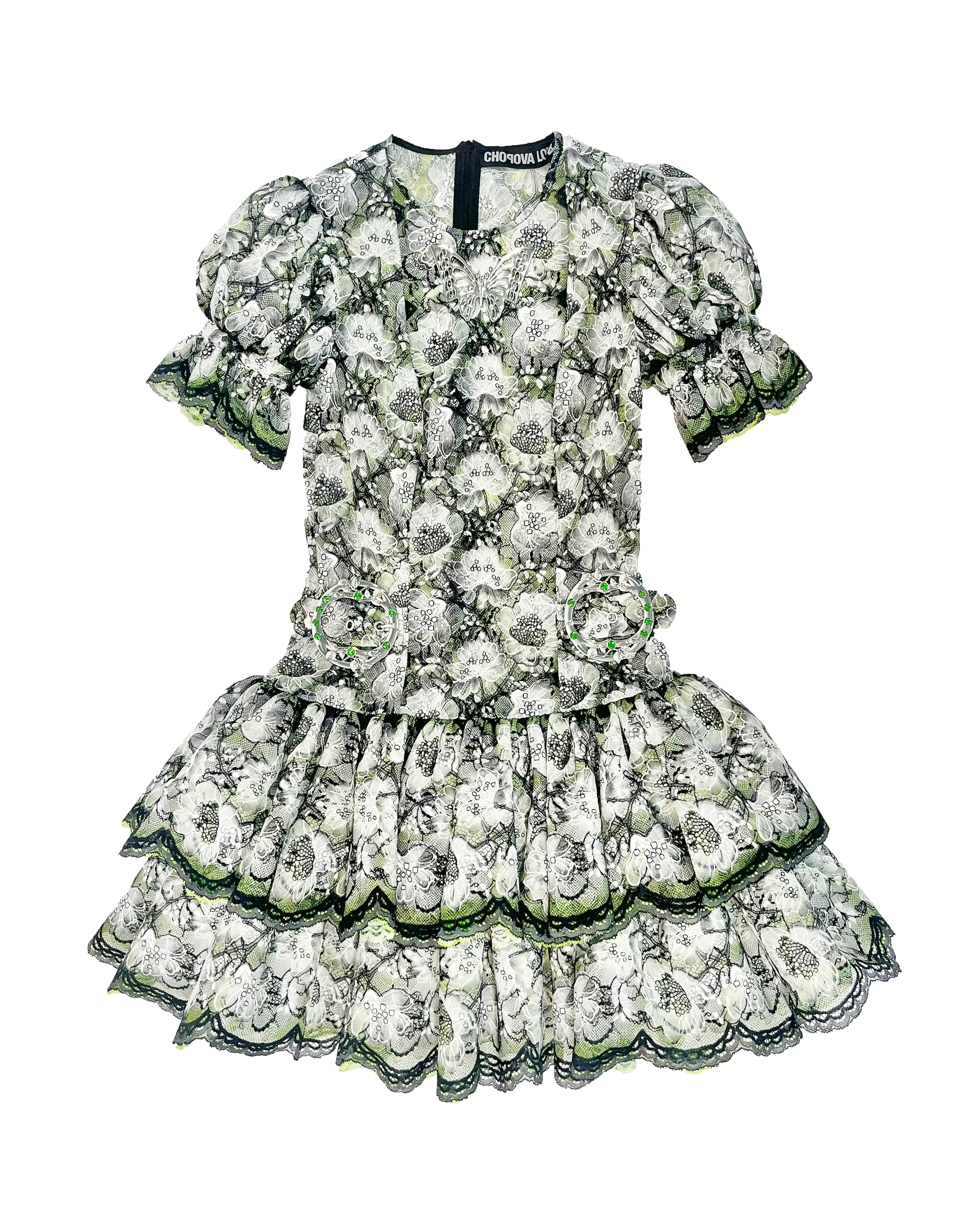 Demoiselle Lace Mini Dress - Image 2