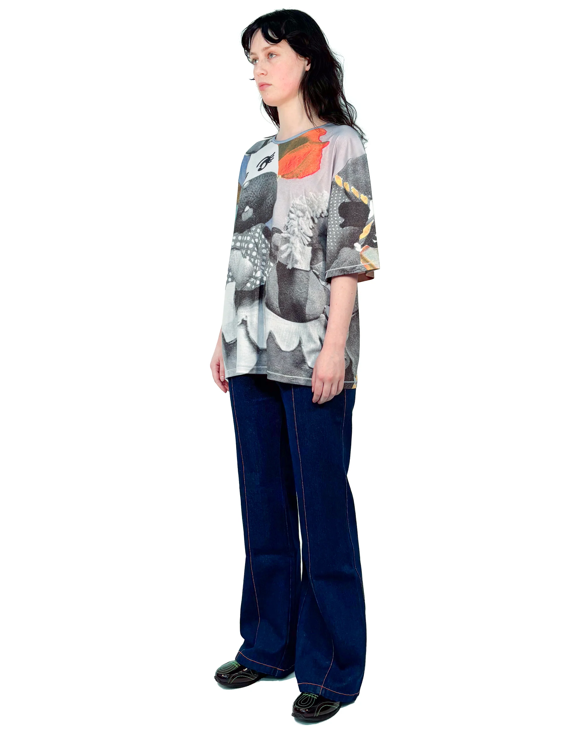 Bunny Collage Oversized Short Sleeve - Image 2