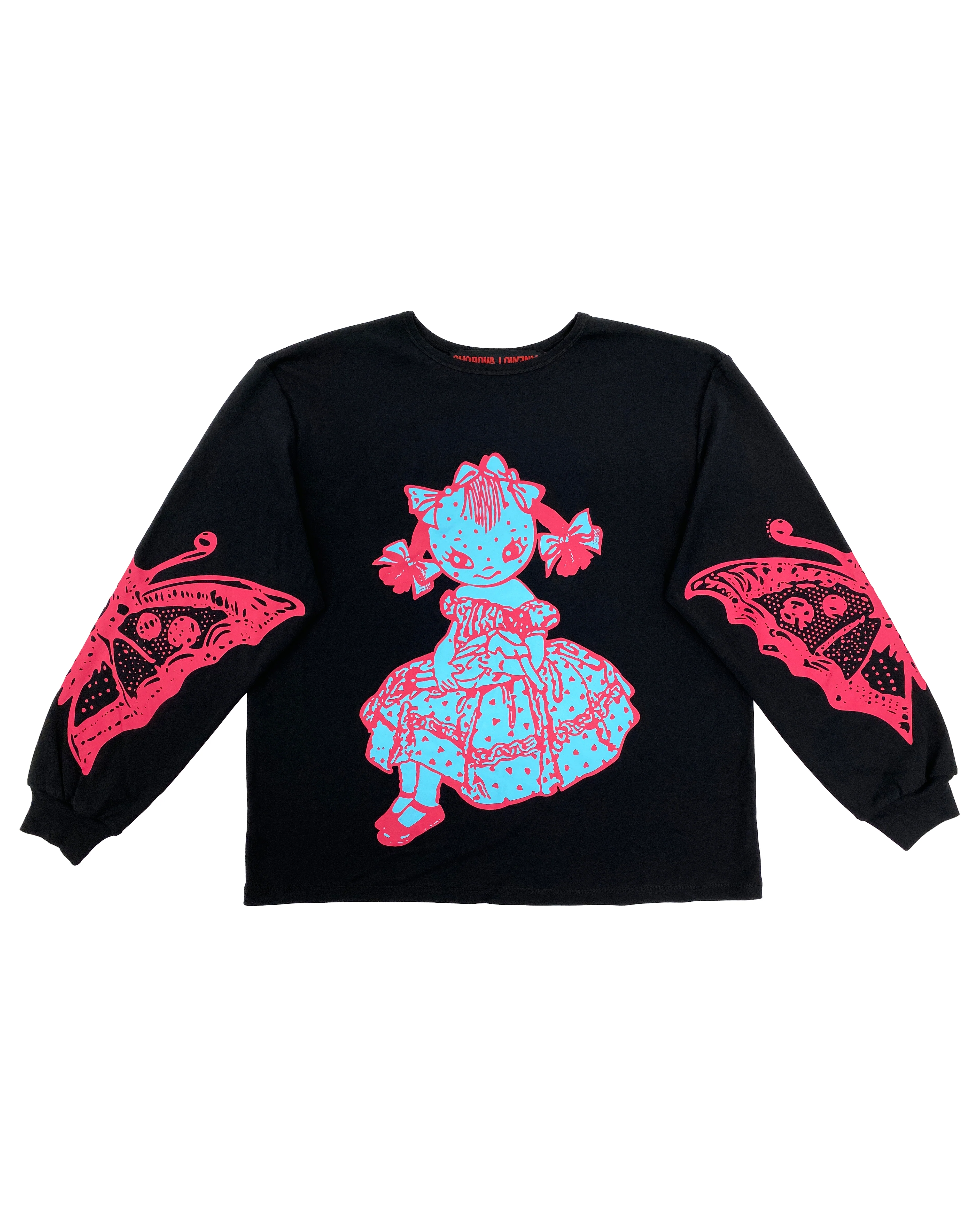Dotty Oversized Jersey Top - Image 4