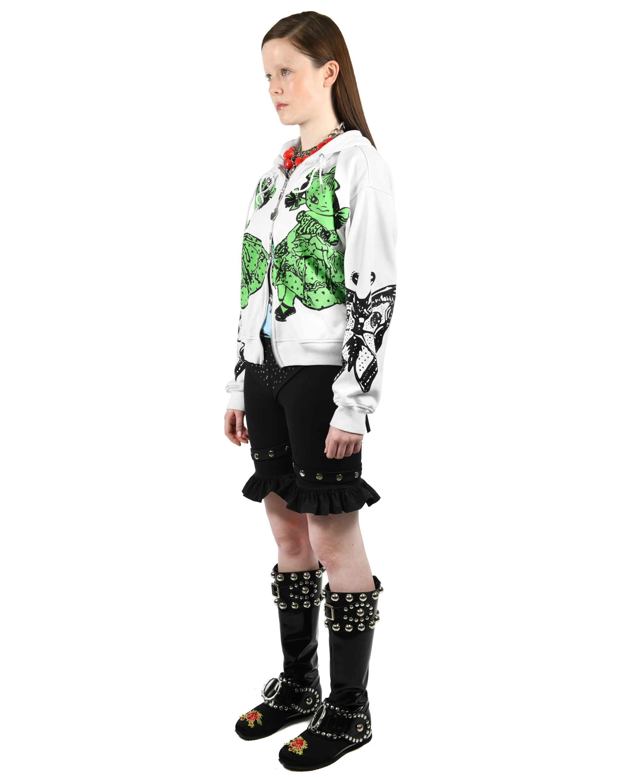 Double Dotty Zip Hoodie - Image 2