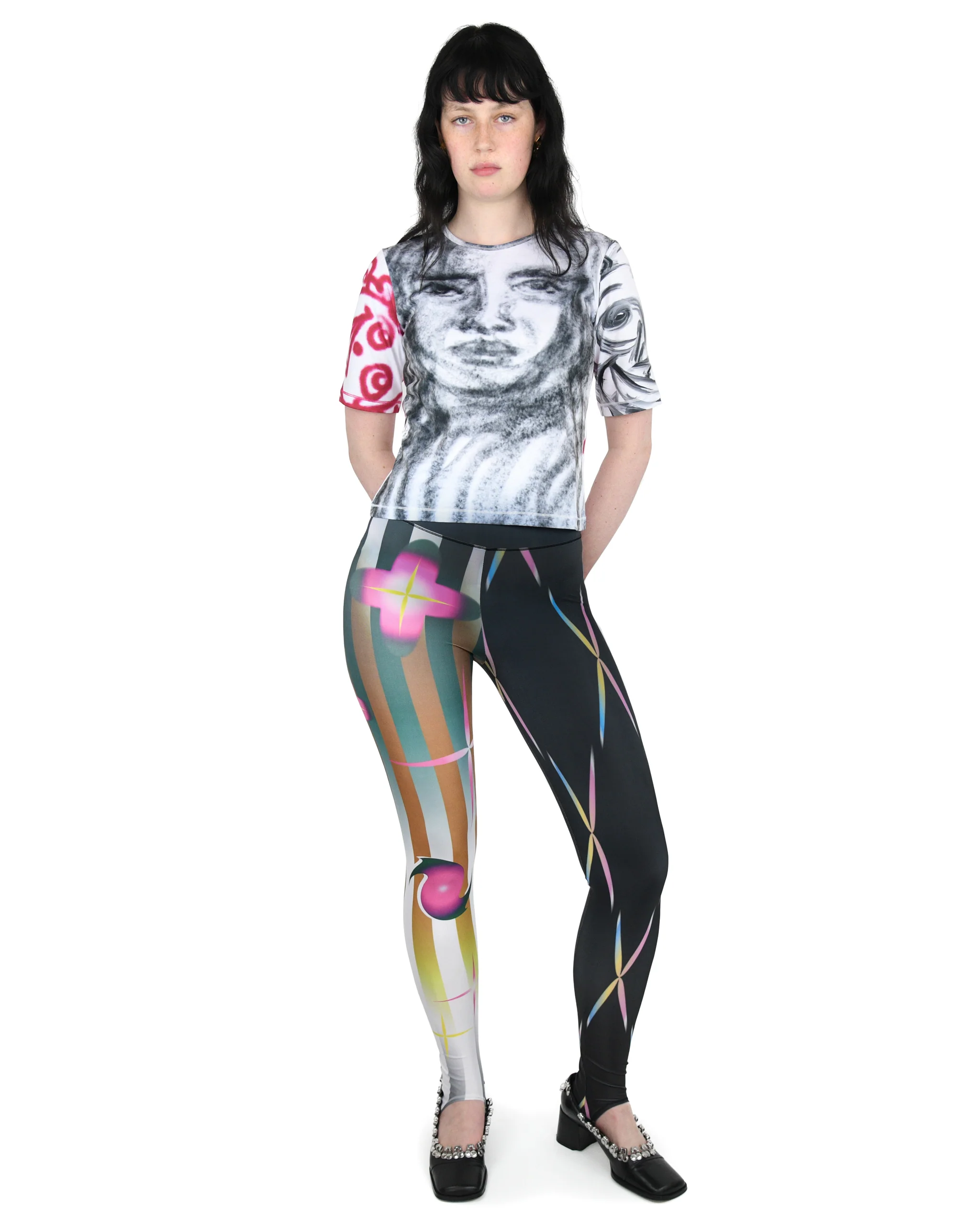 Drawing 101 Fitted Jersey Top - Image 2