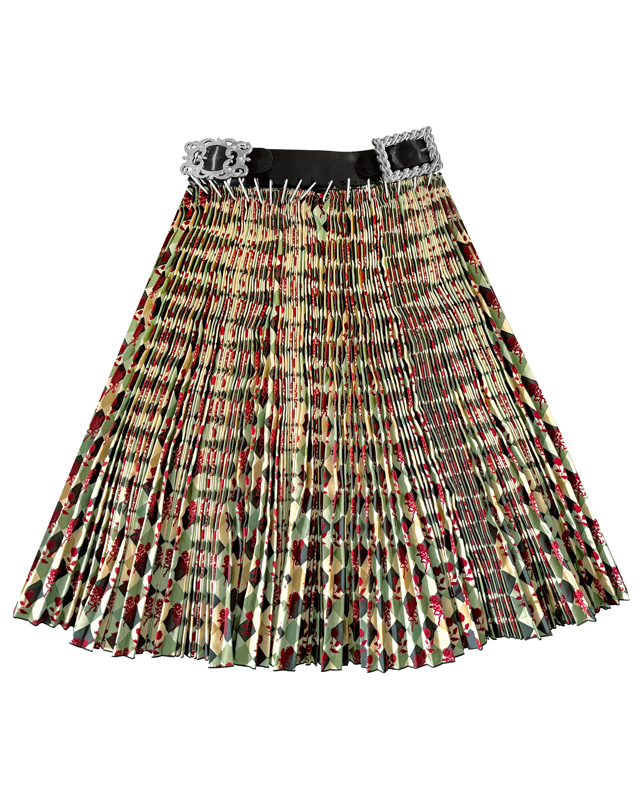 Exclusive Adjustable Belt Octo Midi Carabiner Skirt - Image 2