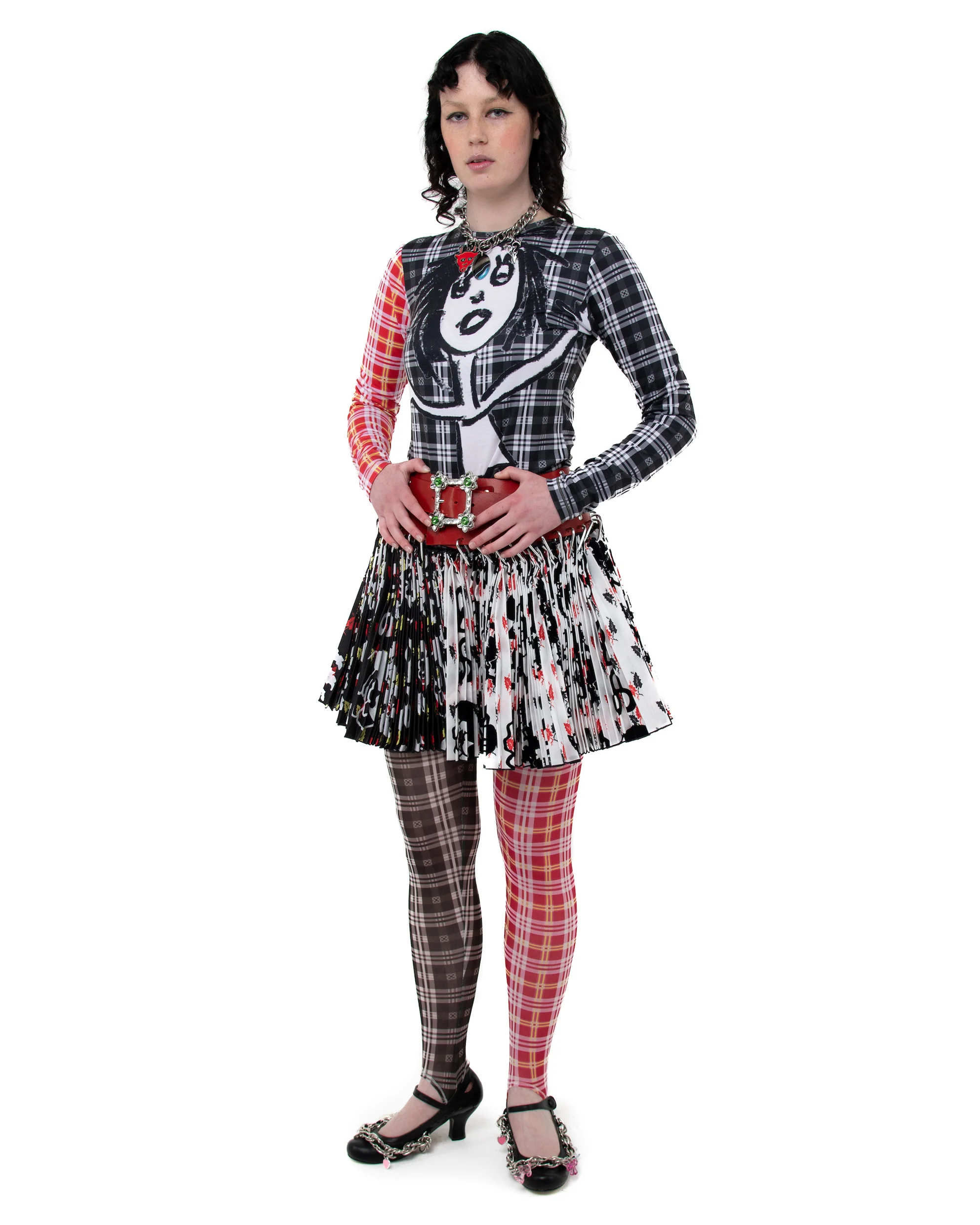 EXCLUSIVE Rain Carabiner Mini Skirt - Image 2