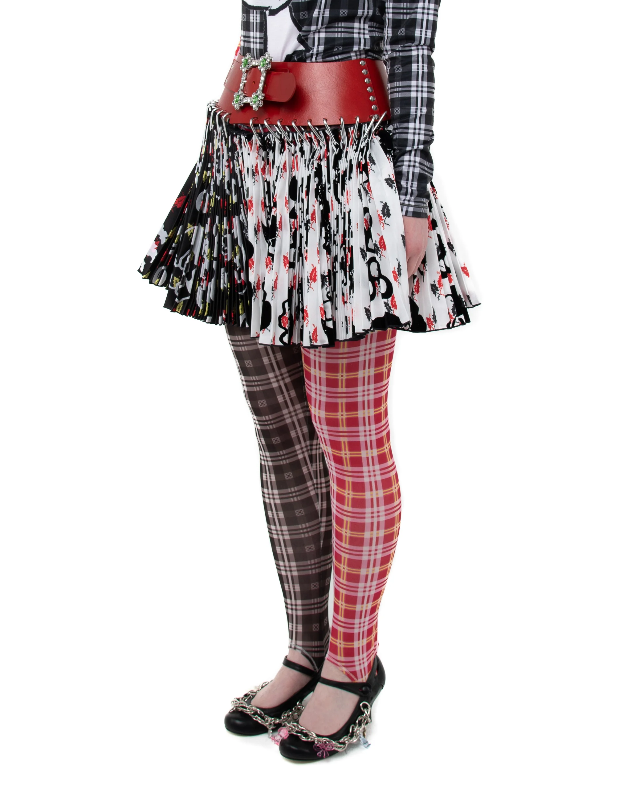 EXCLUSIVE Rain Carabiner Mini Skirt - Image 4