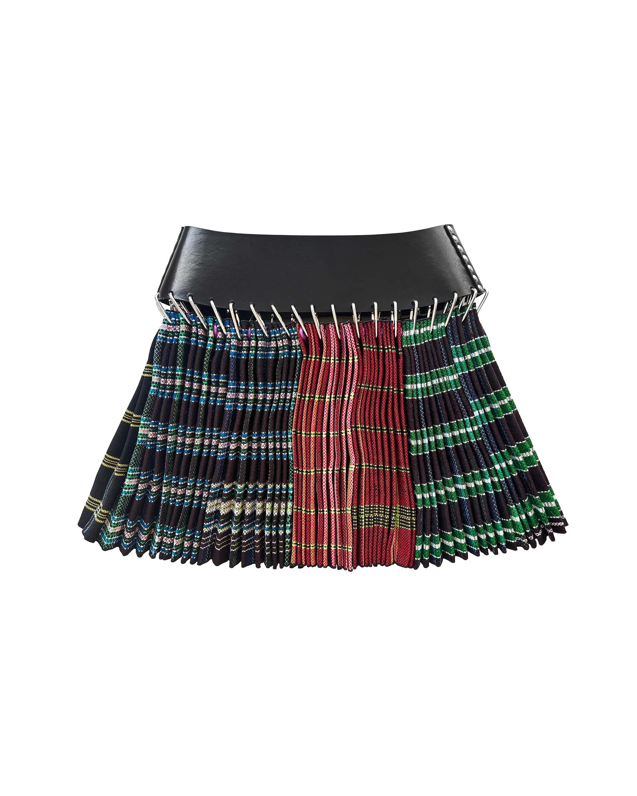 Gina Apron Folkloric Mini Carabiner Skirt - Image 3