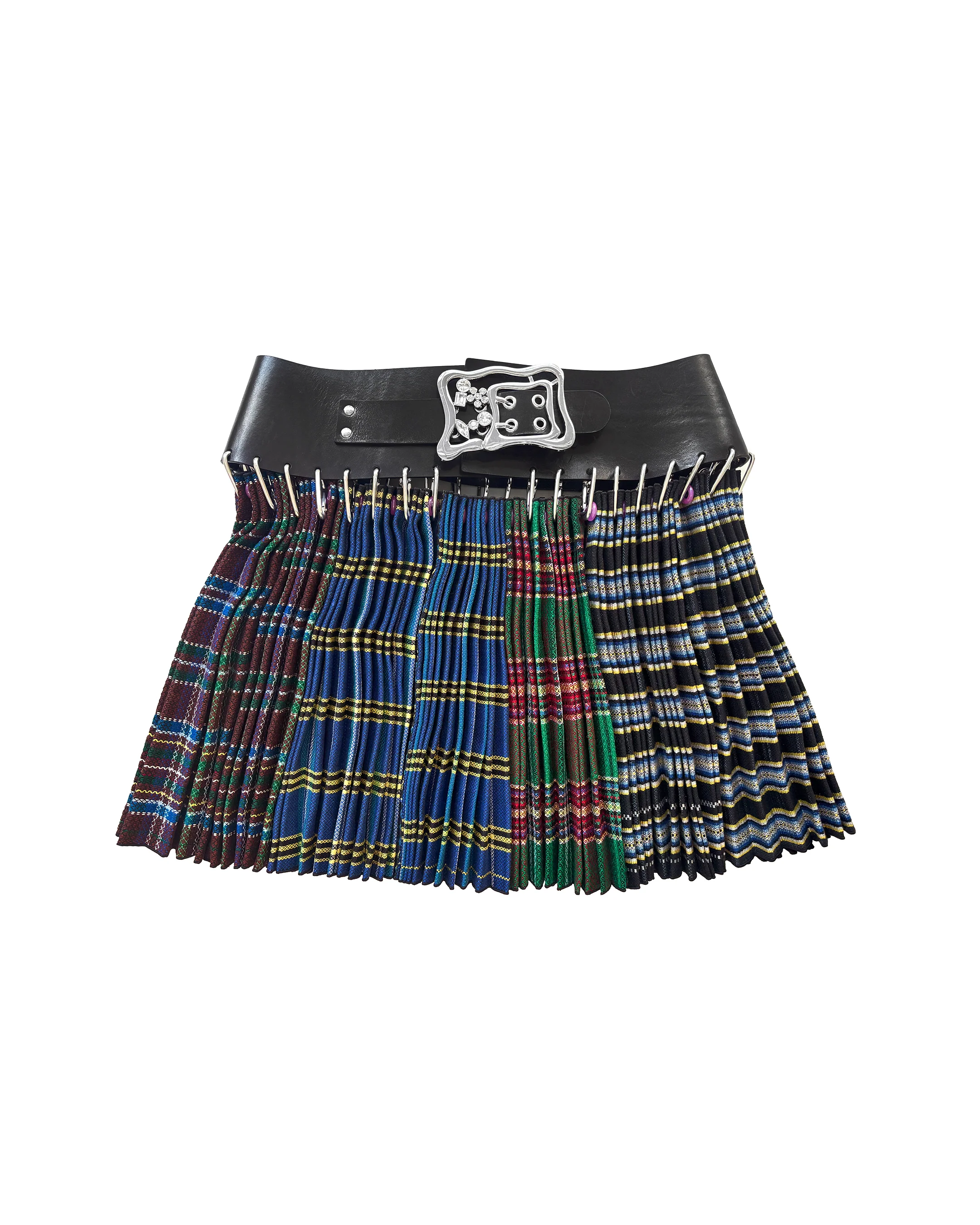 Gina Apron Folkloric Mini Carabiner Skirt - Image 4