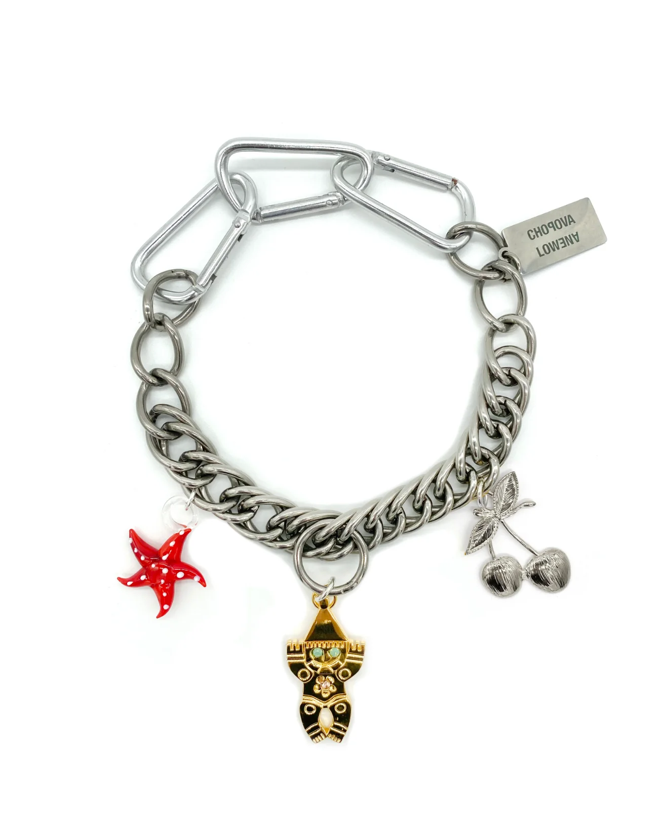 Gnome Cherry Star Necklace
