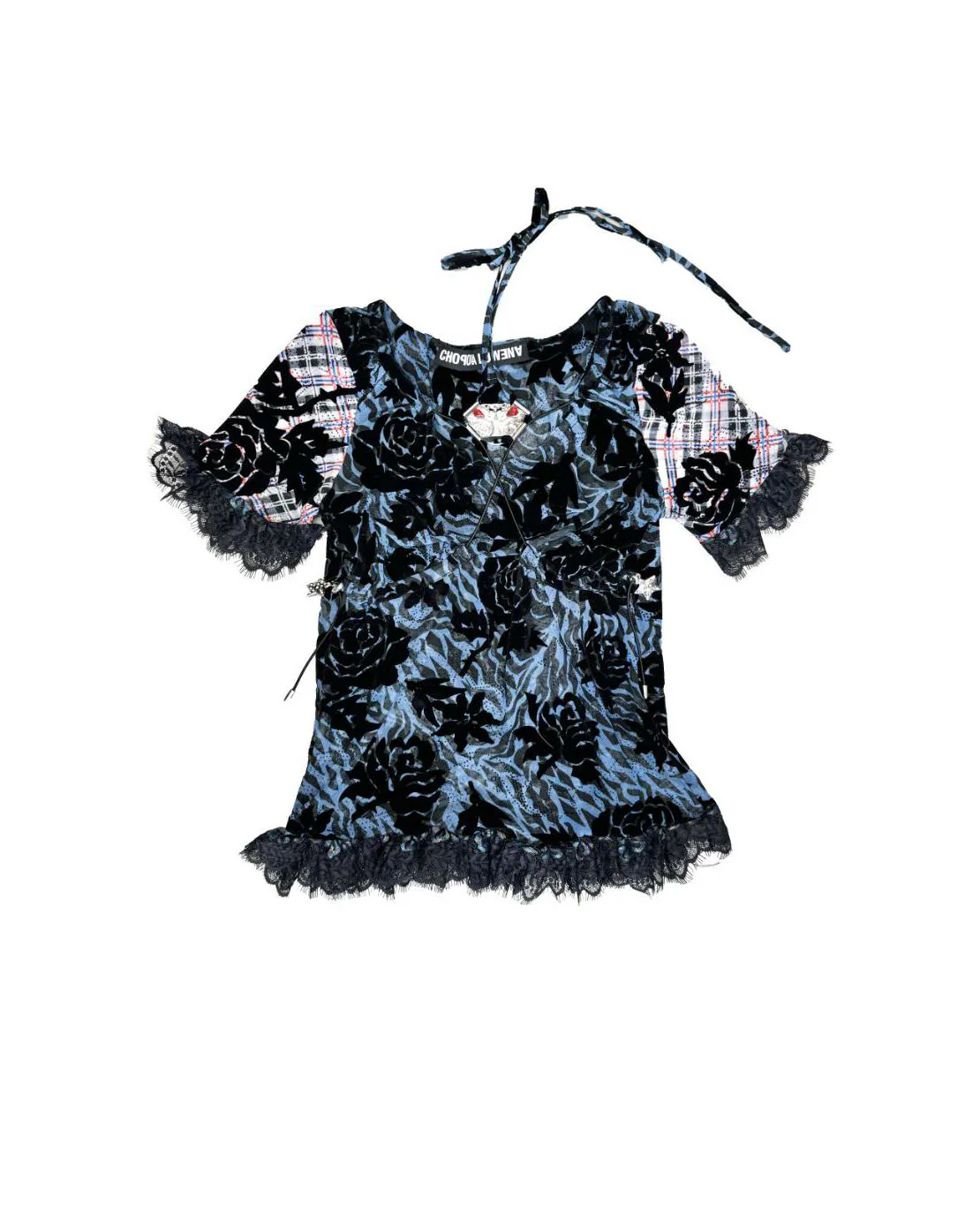 Jackie Mesh Short Sleeve Top - Image 4