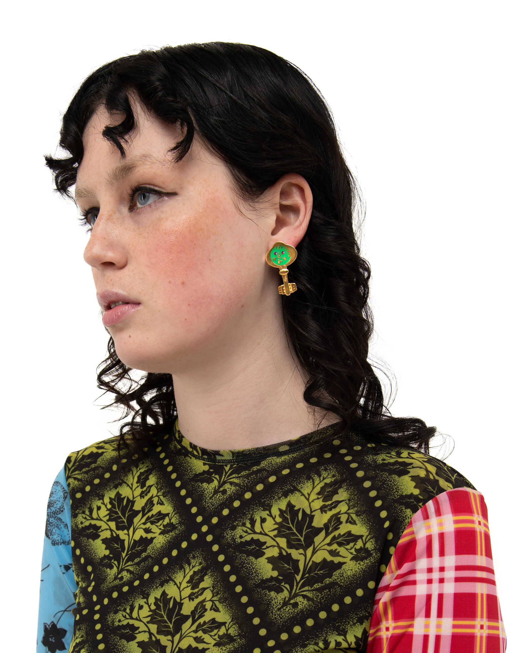 Key Stud Earrings - Image 2