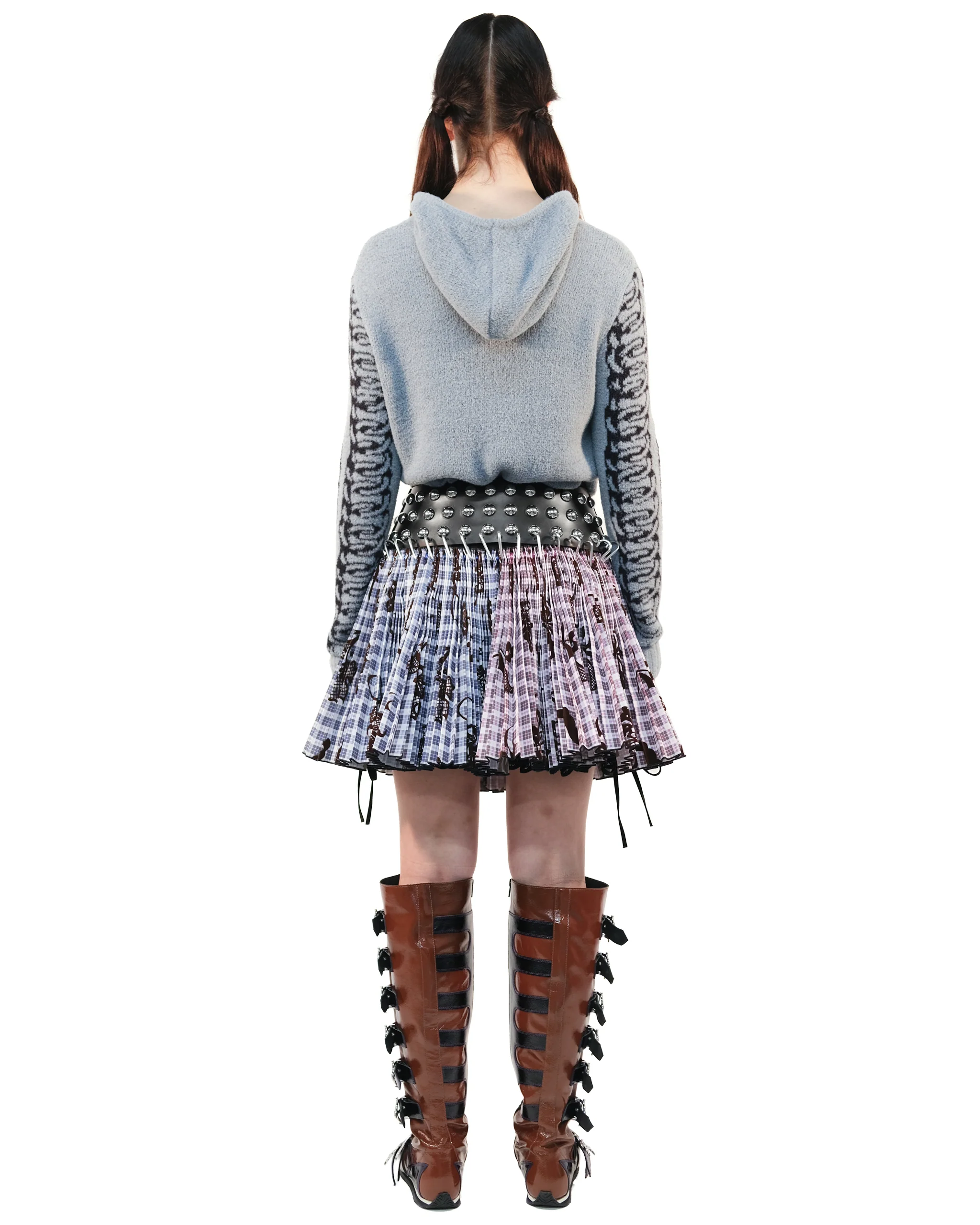 Knot Eye Hooded Cardigan - Image 5