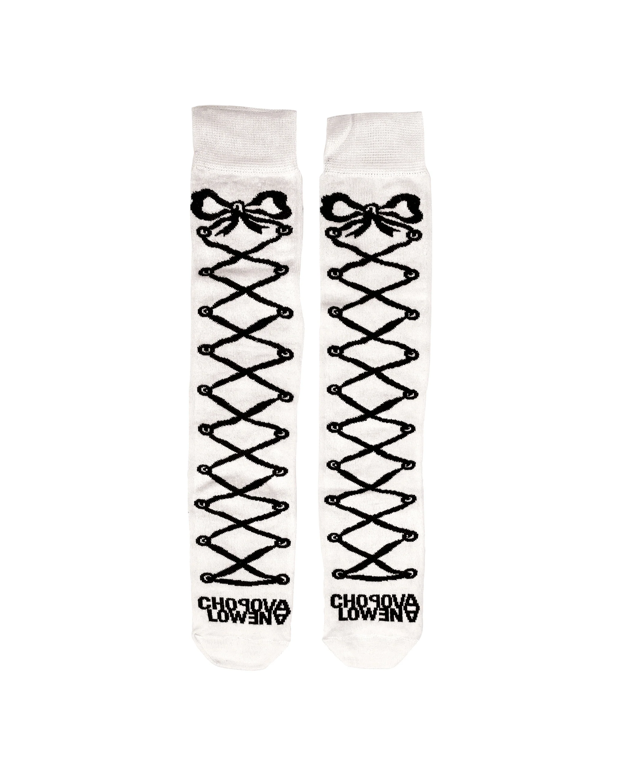 Lace Up Long Socks