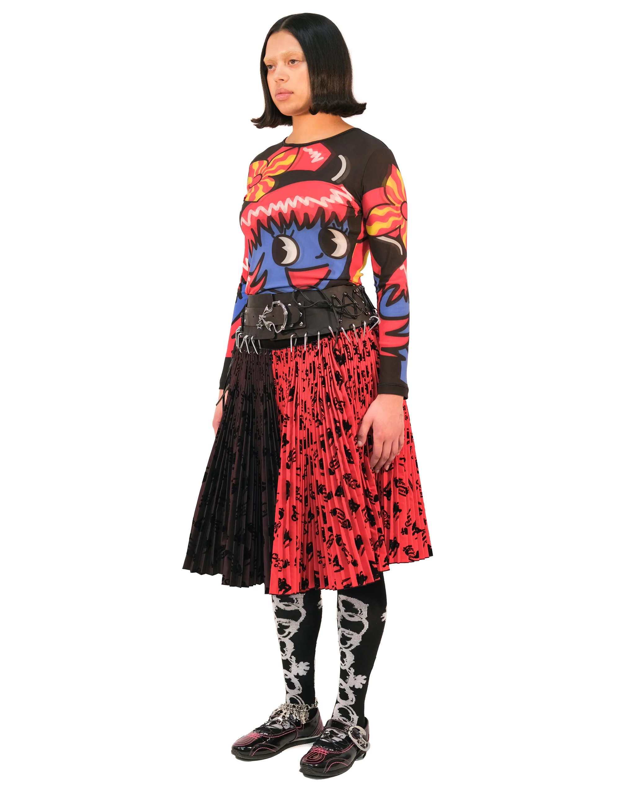 Laser Knee Carabiner Skirt - Image 4