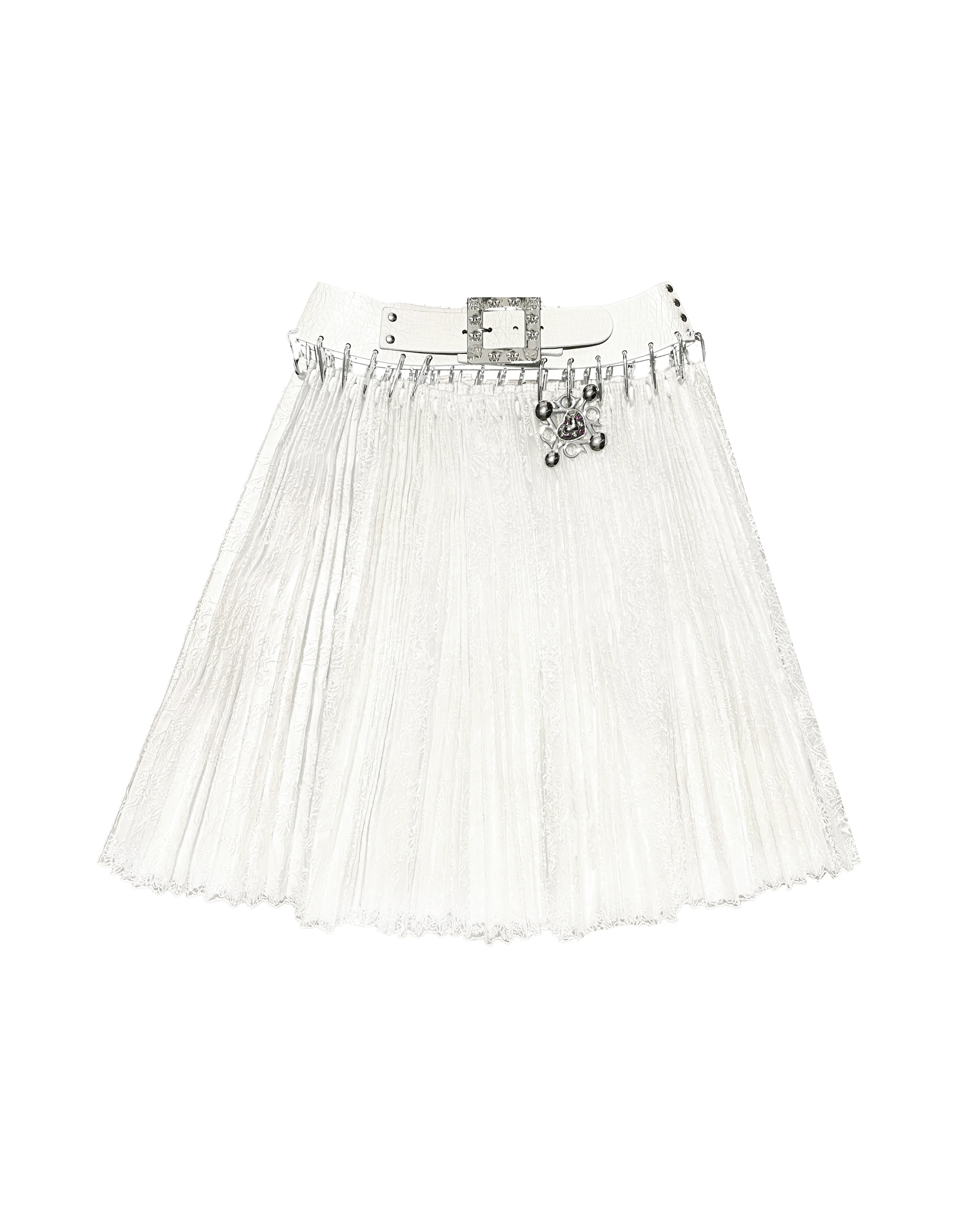 Laysin Lace Knee Carabiner Skirt - Image 2