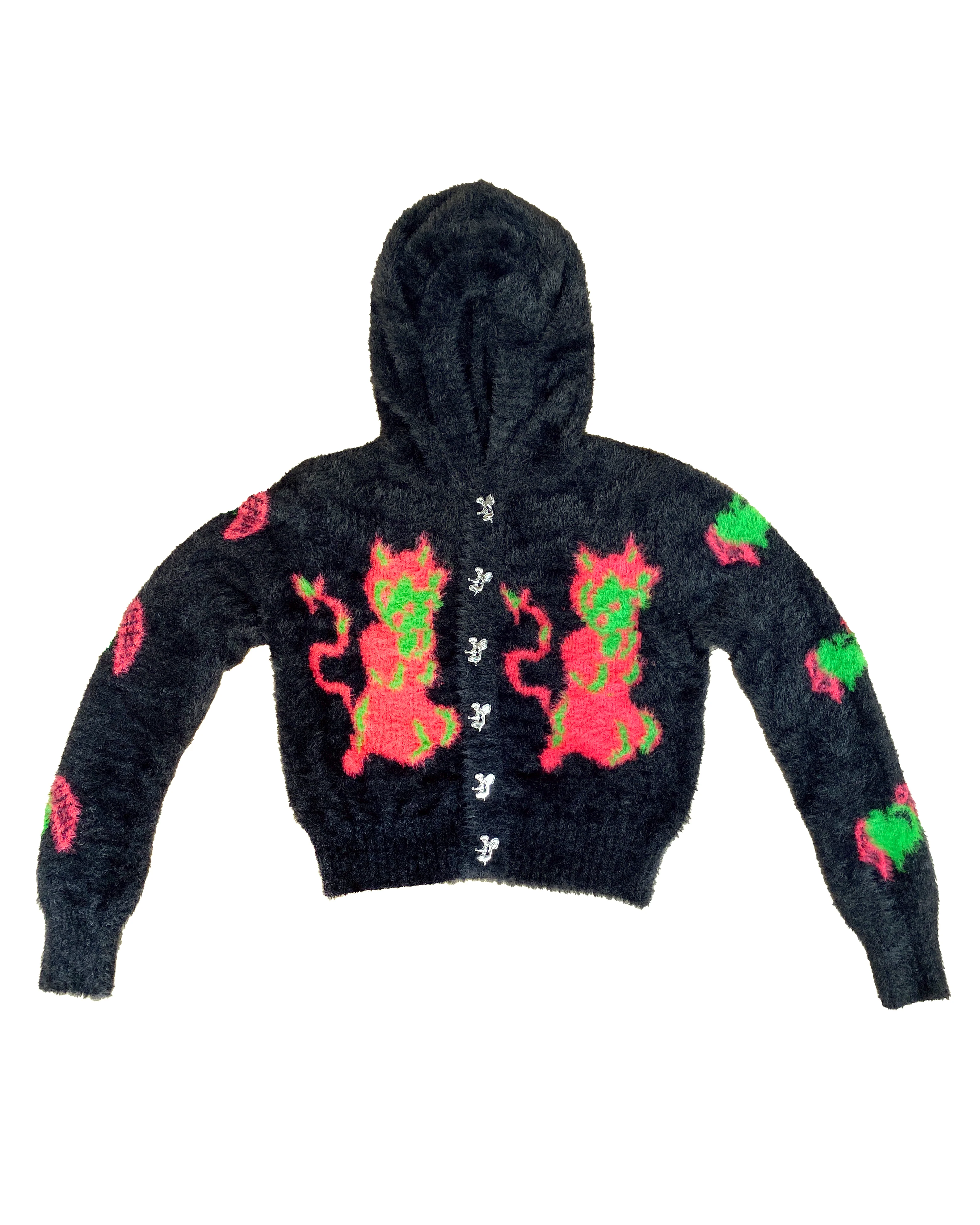 Little Devil Hooded Cardigan - Image 6