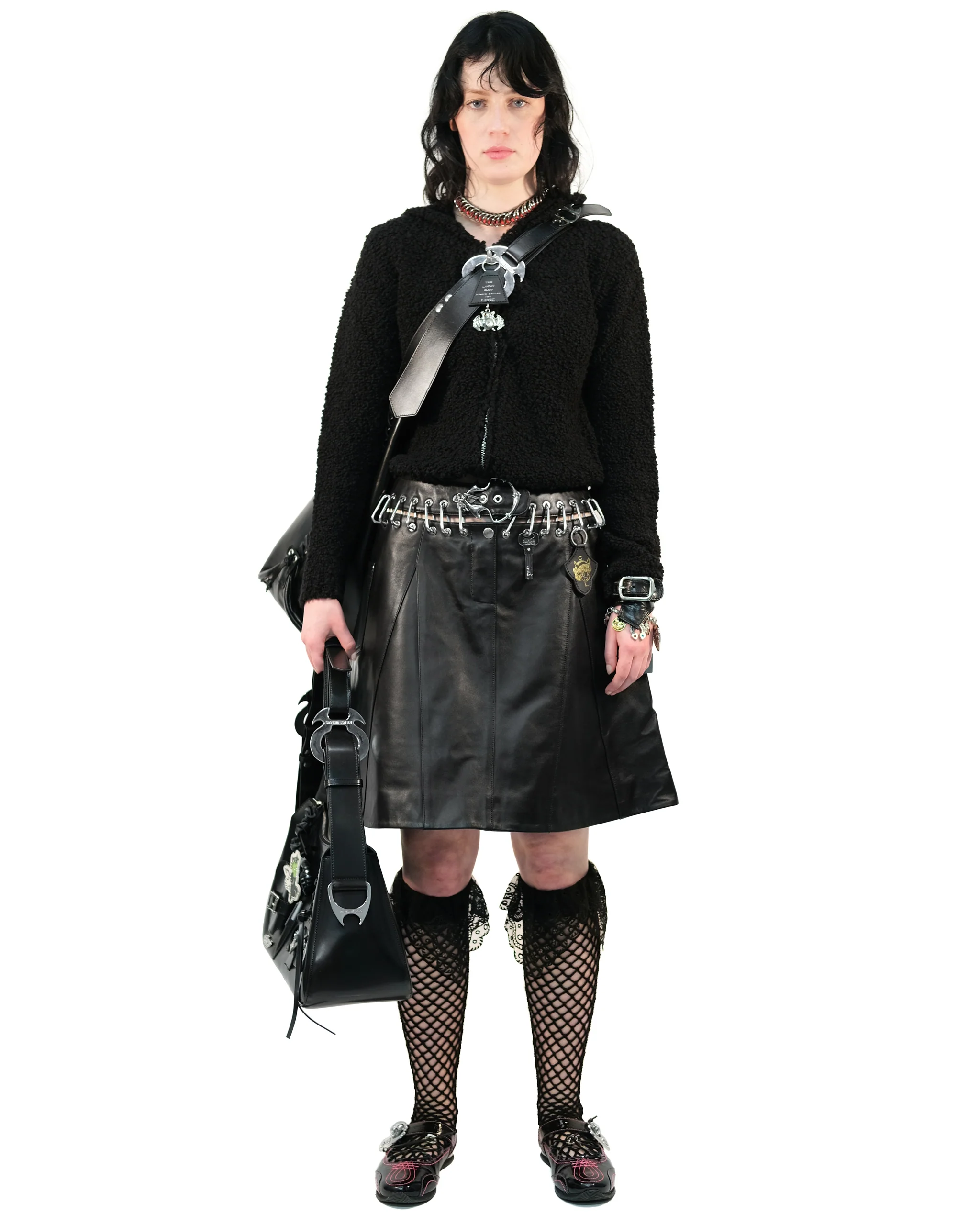 May BLACK Boucle Cardigan - Image 3