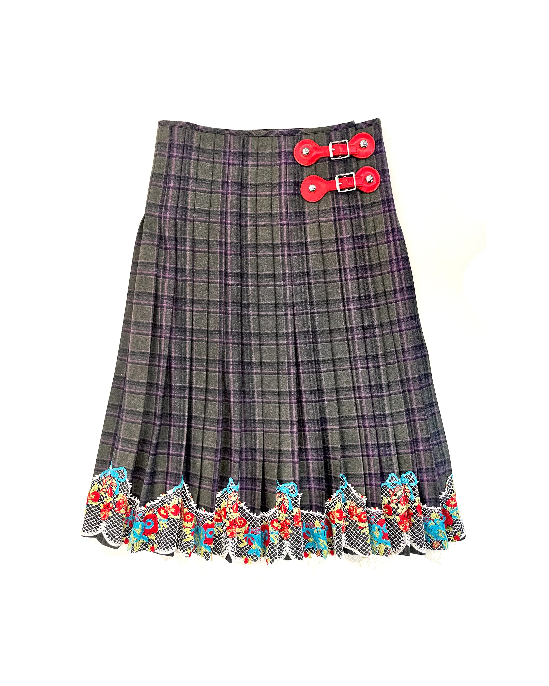 Missish Kilt Knee Skirt - Image 2