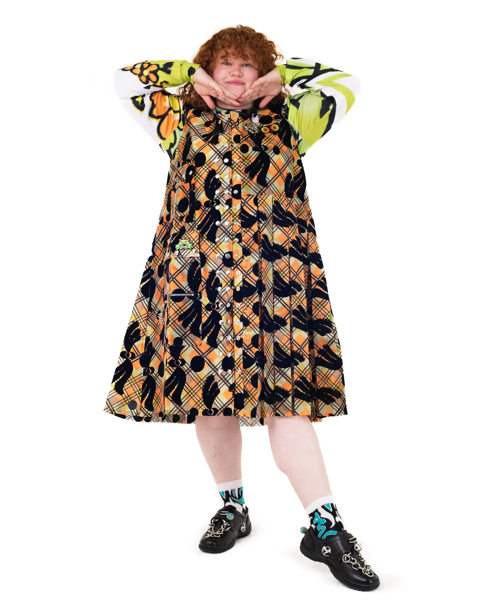 Morson Kilt Dress in Exclusive Colourway - Image 2