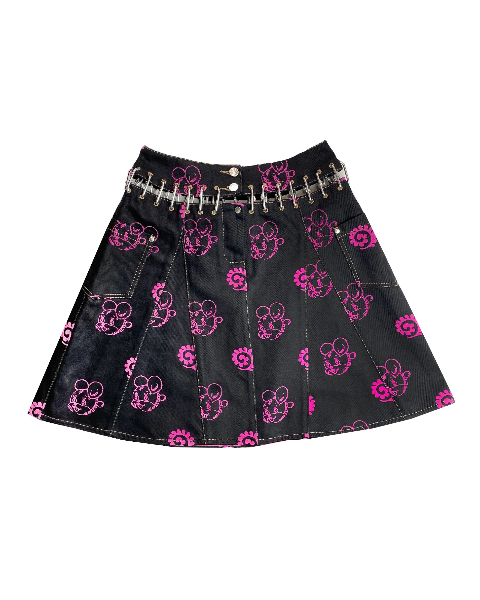 Nosebutter Flocked Skirt - Image 3