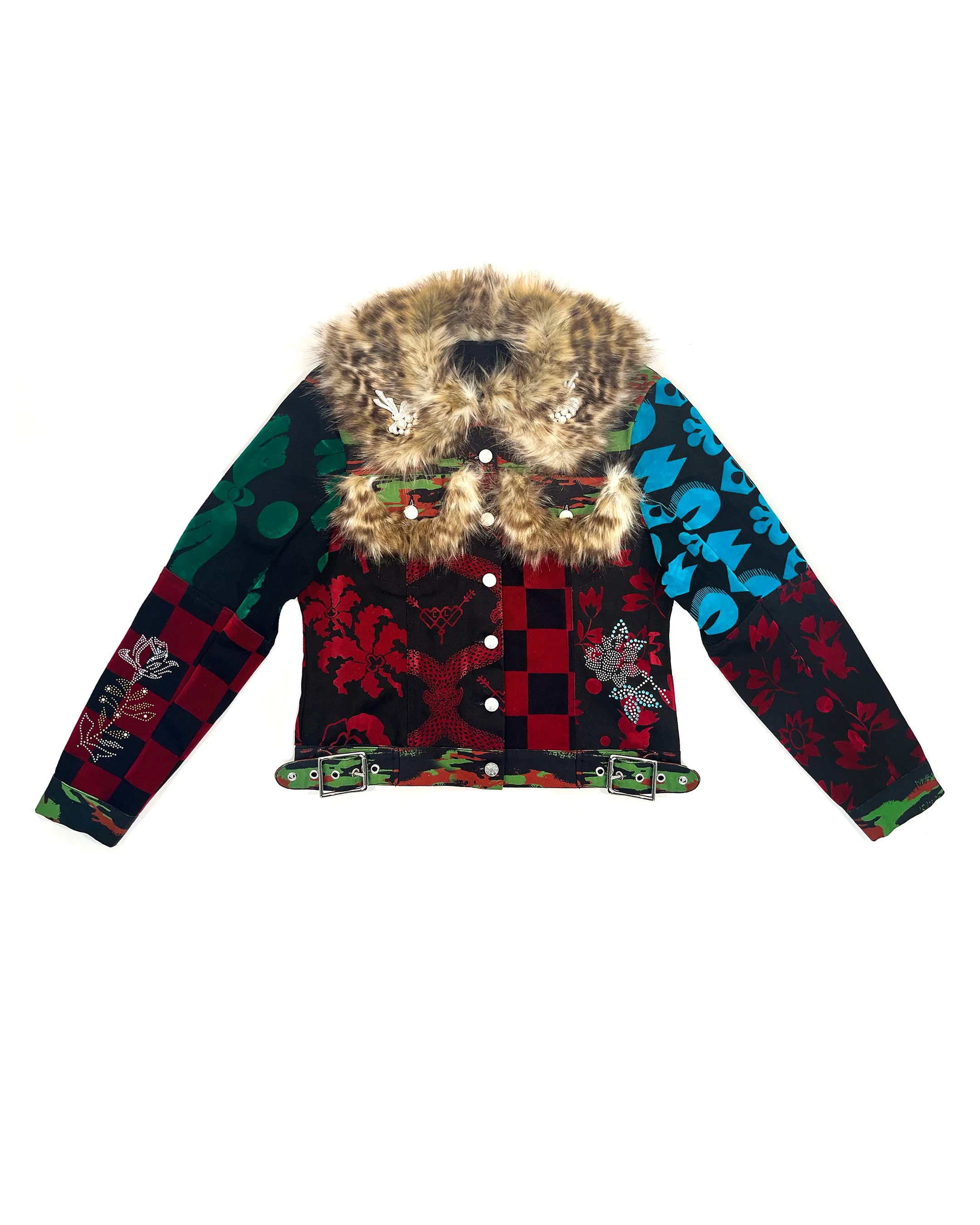 Patchwork Denim Jacket - Image 2