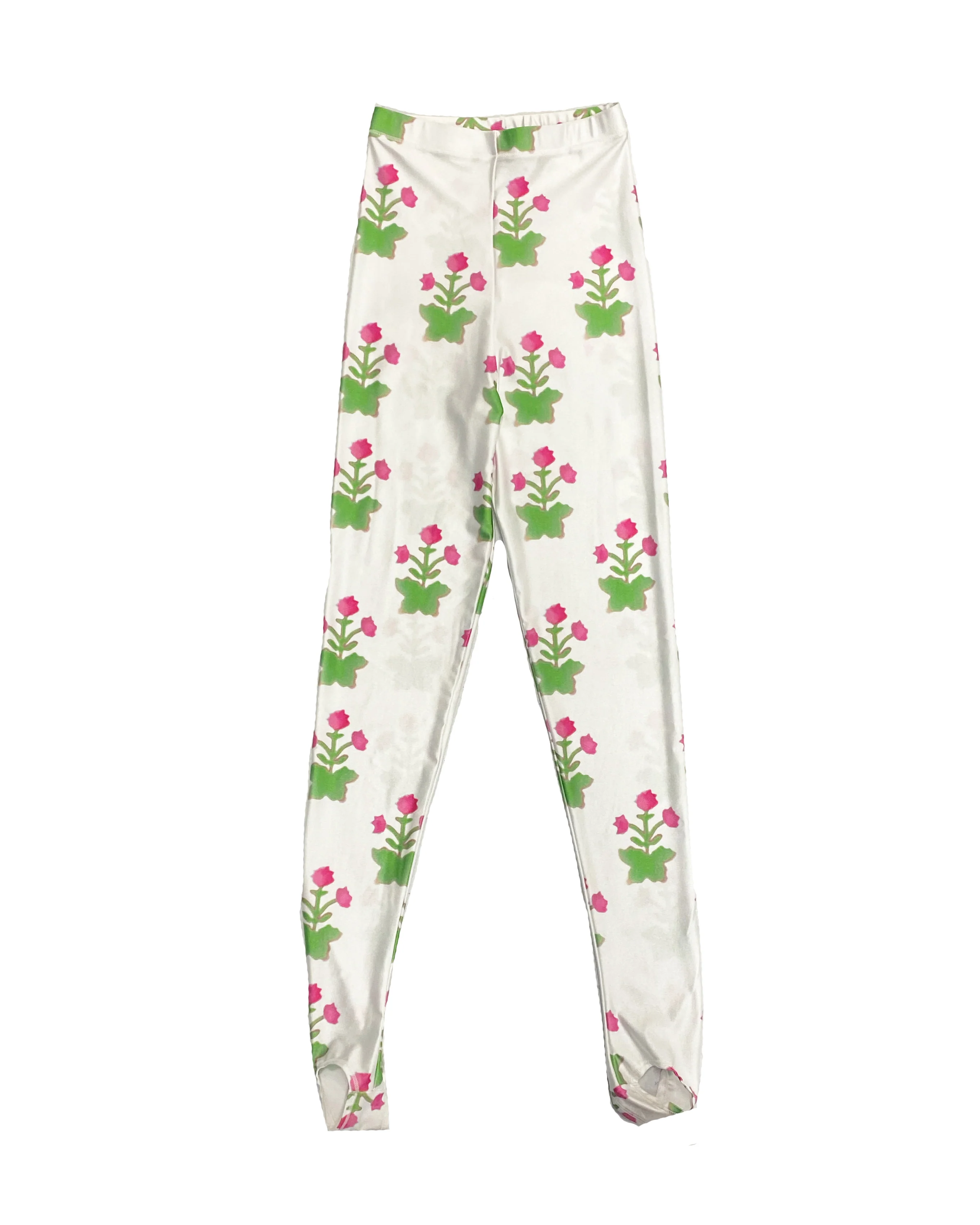 Pink Flower Pot Leggings - Image 5
