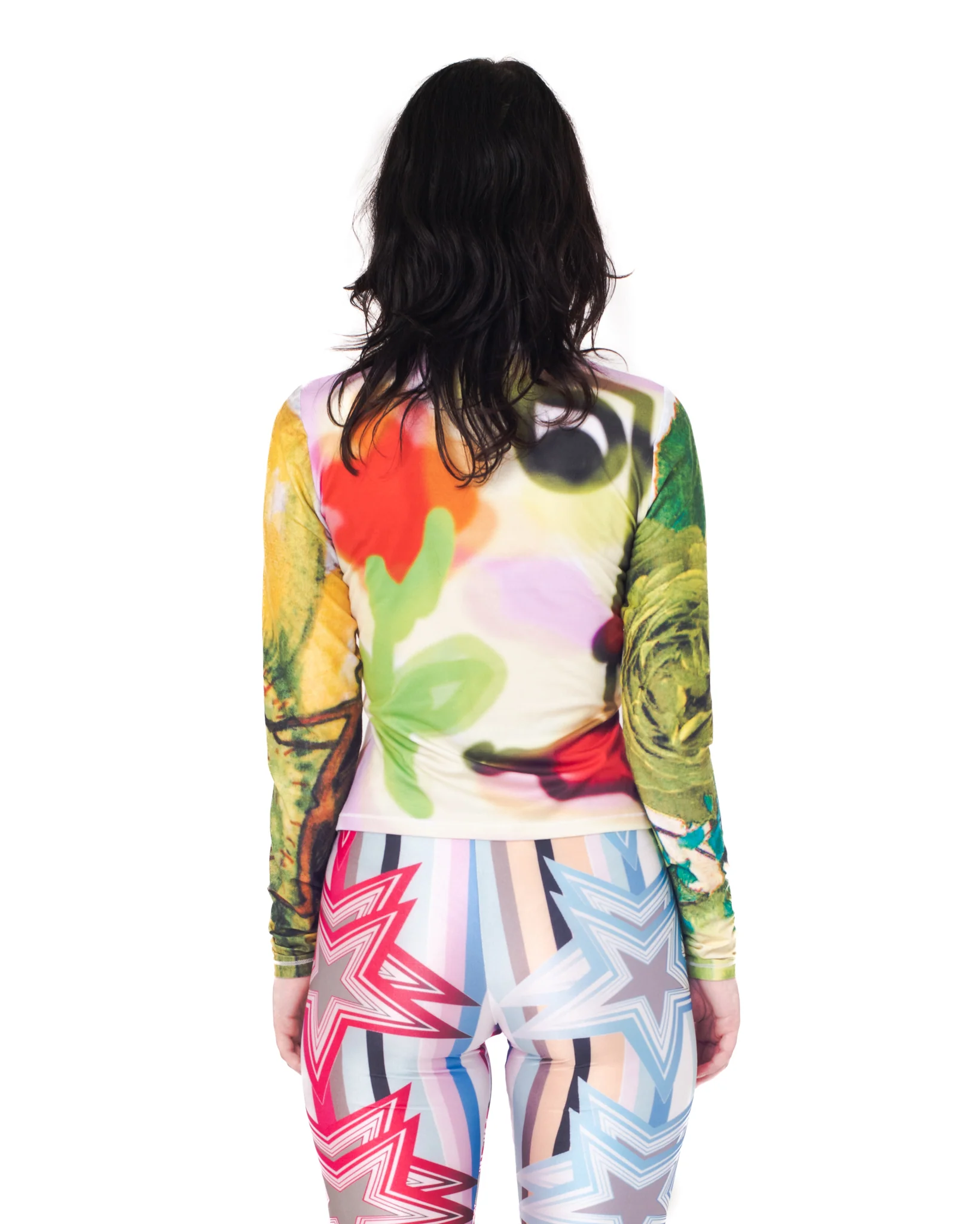 Pink Seahorse Fitted Jersey Top - Image 3