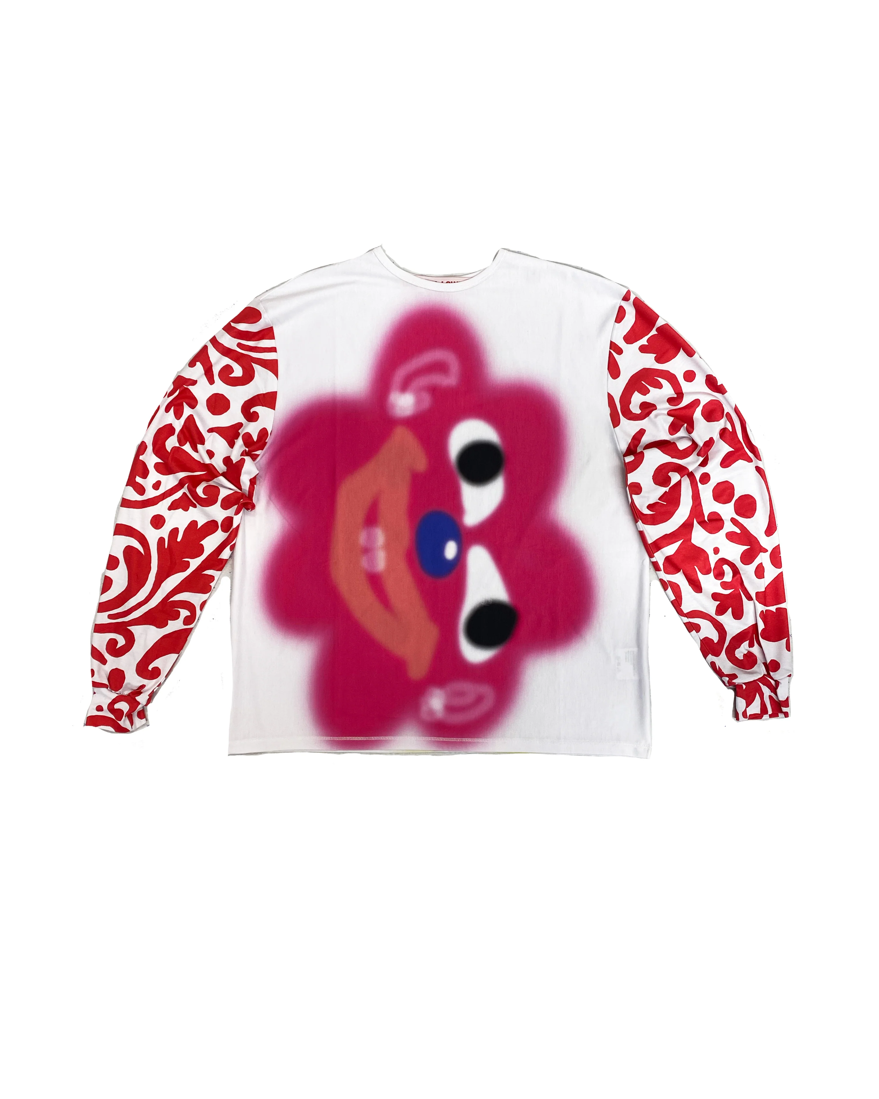 Red Monkey Oversized Jersey Top - Image 4