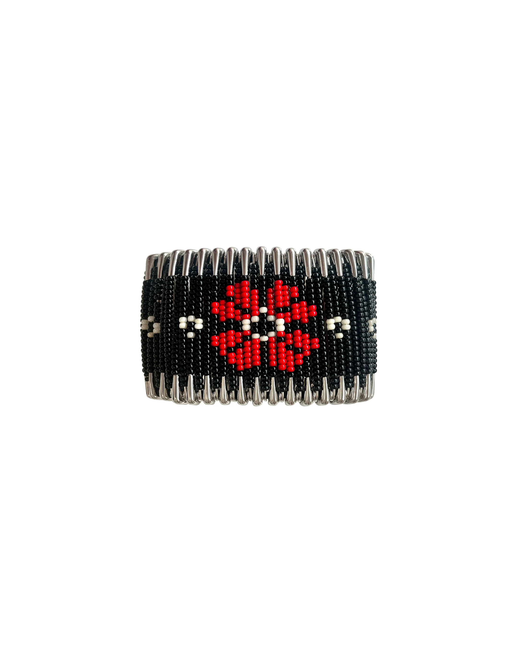 Black Safety Pin Bracelet