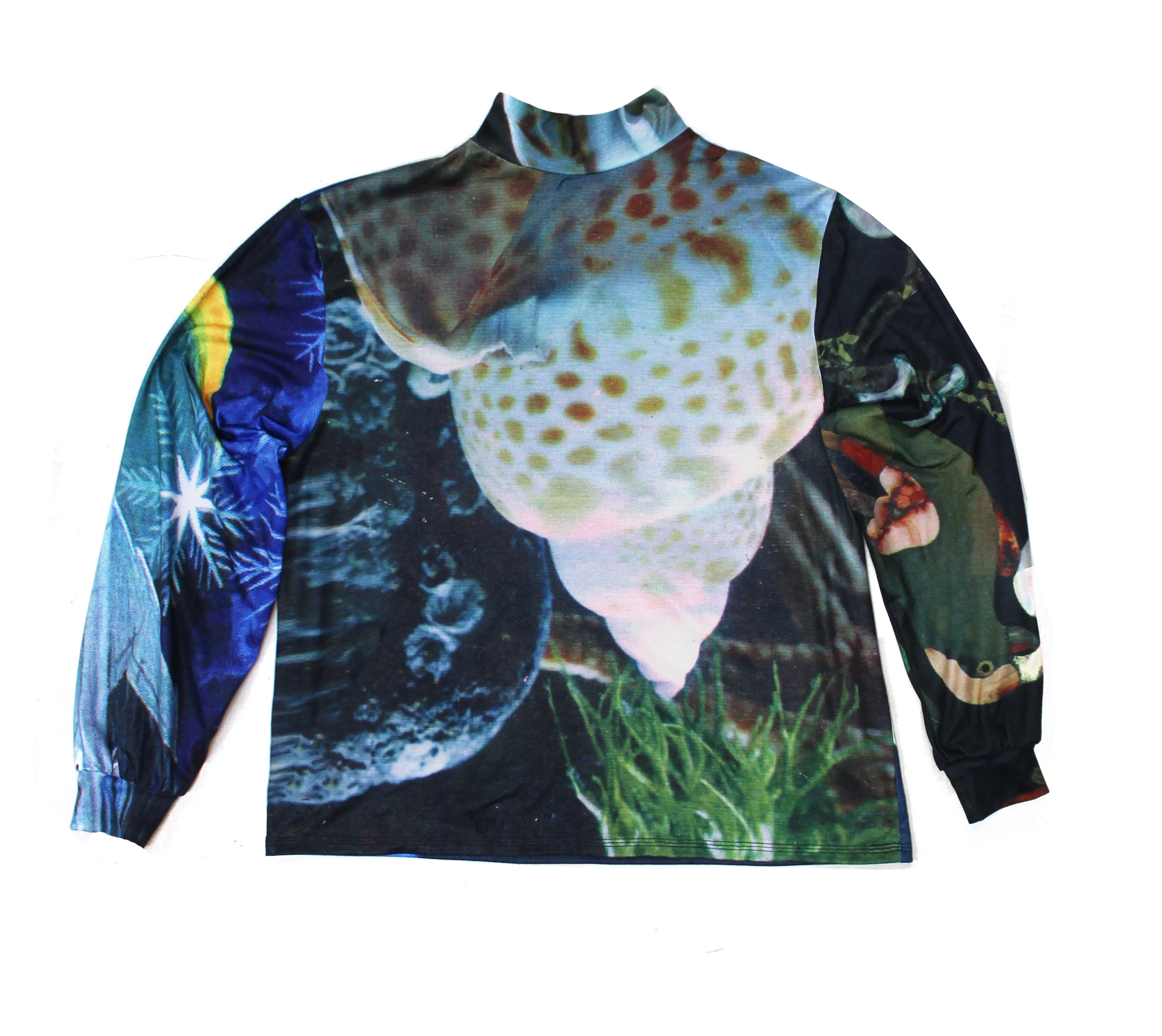 Shell Lion Head Oversized Polo Top - Image 4