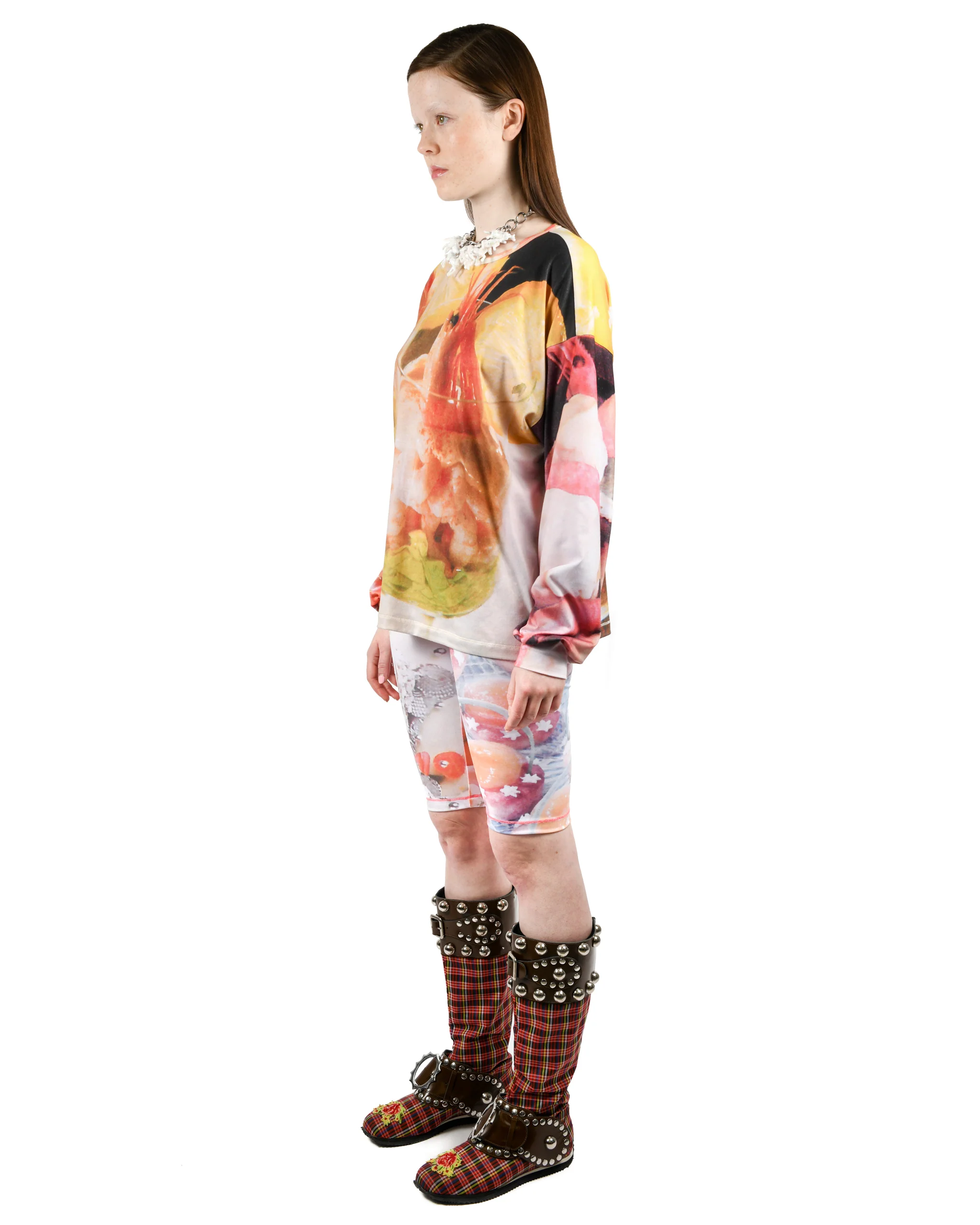 Shrimp Cocktail Oversized Jersey Top - Image 2