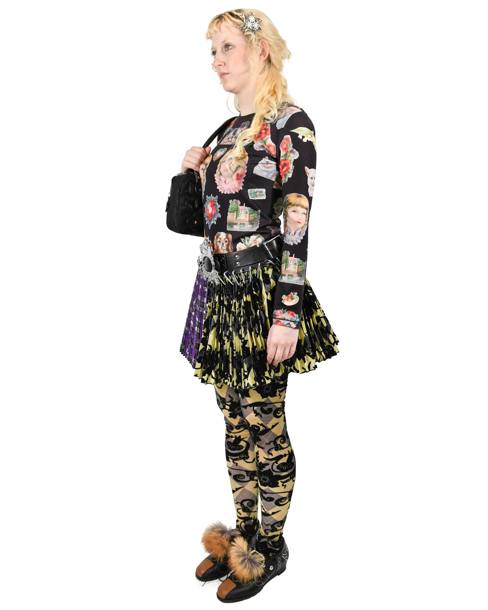 Adjustable Belt Turf Mini Carabiner Skirt - Image 2