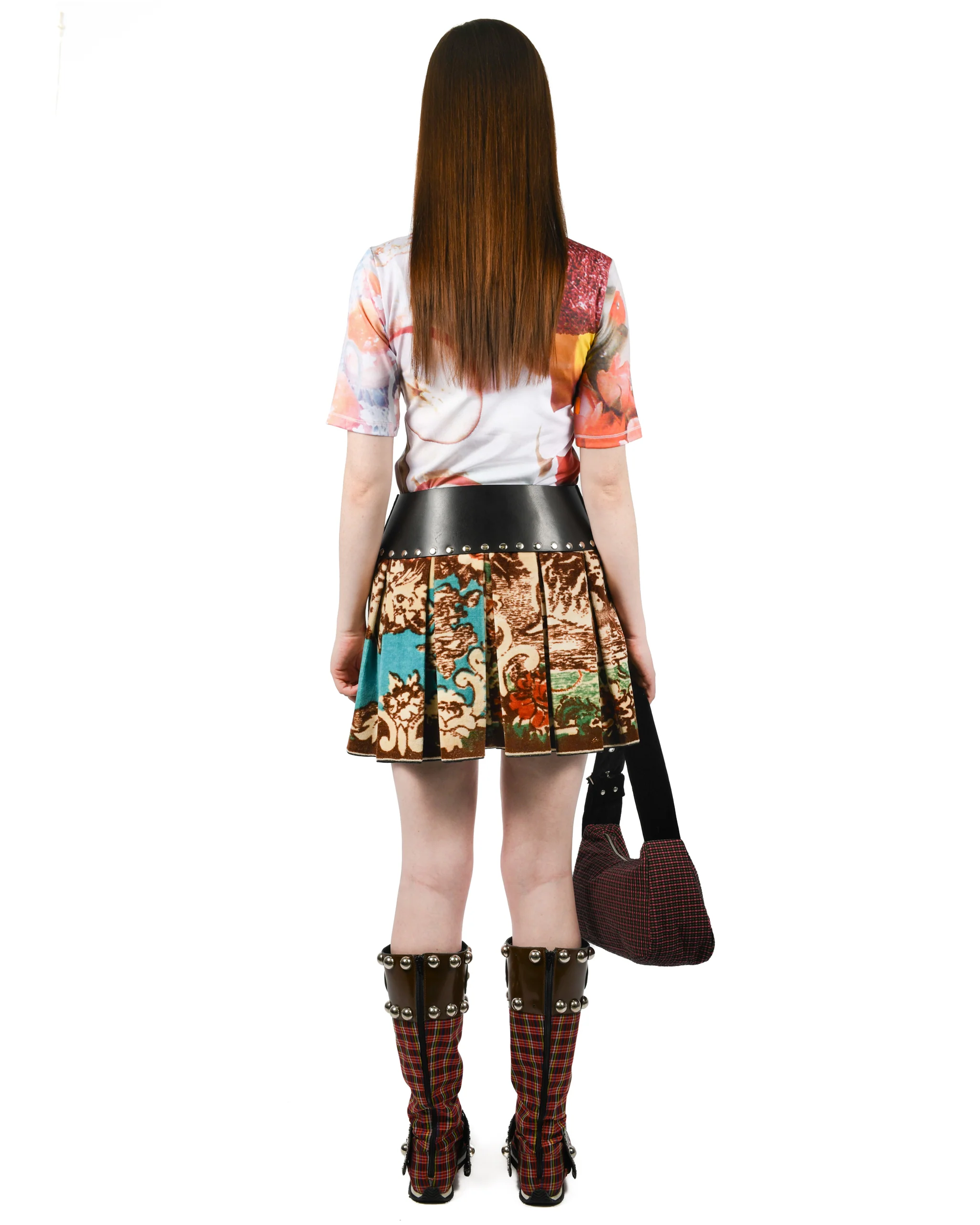 Velvet Mini Carabiner Skirt - Image 3