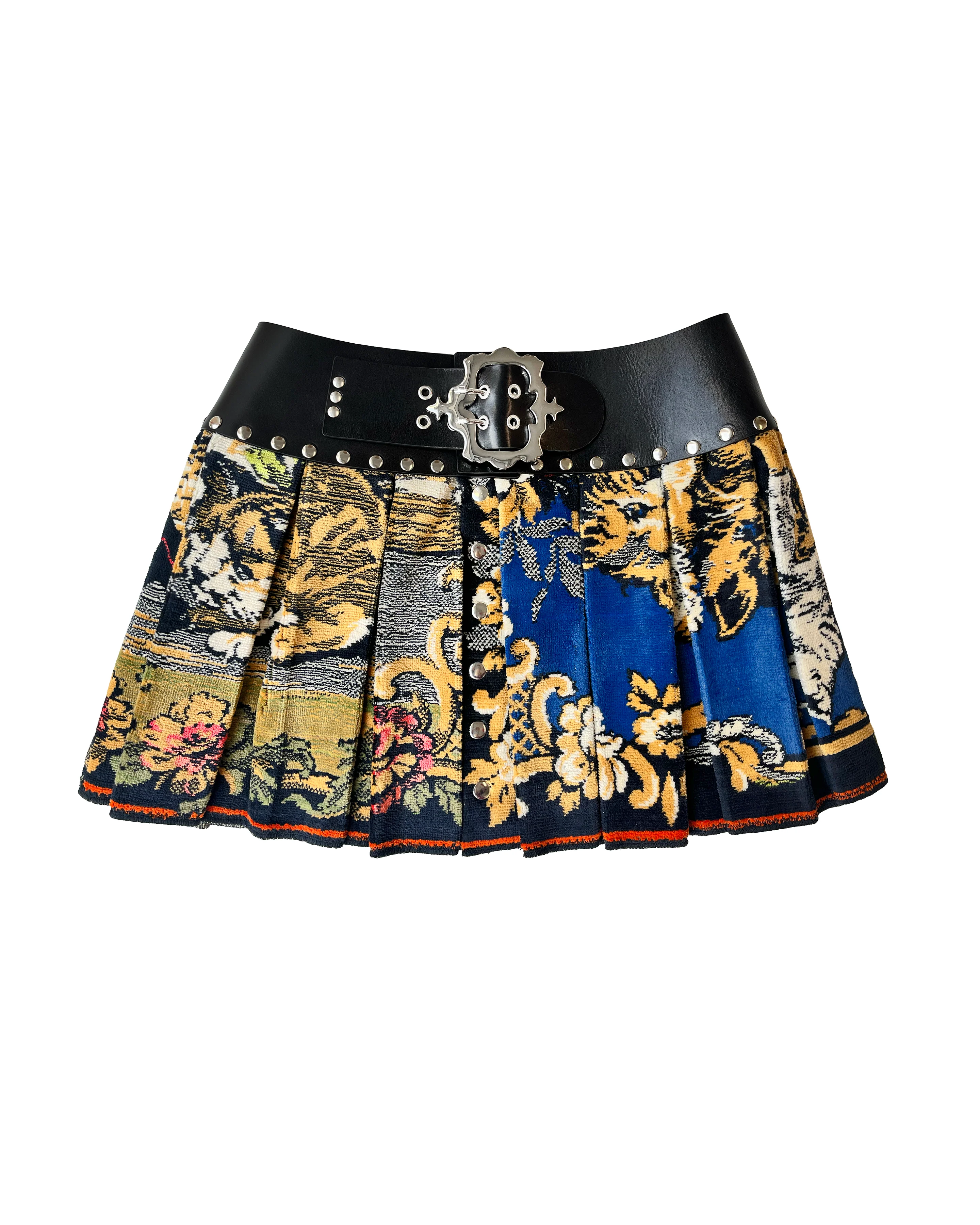 Velvet Mini Carabiner Skirt - Image 5