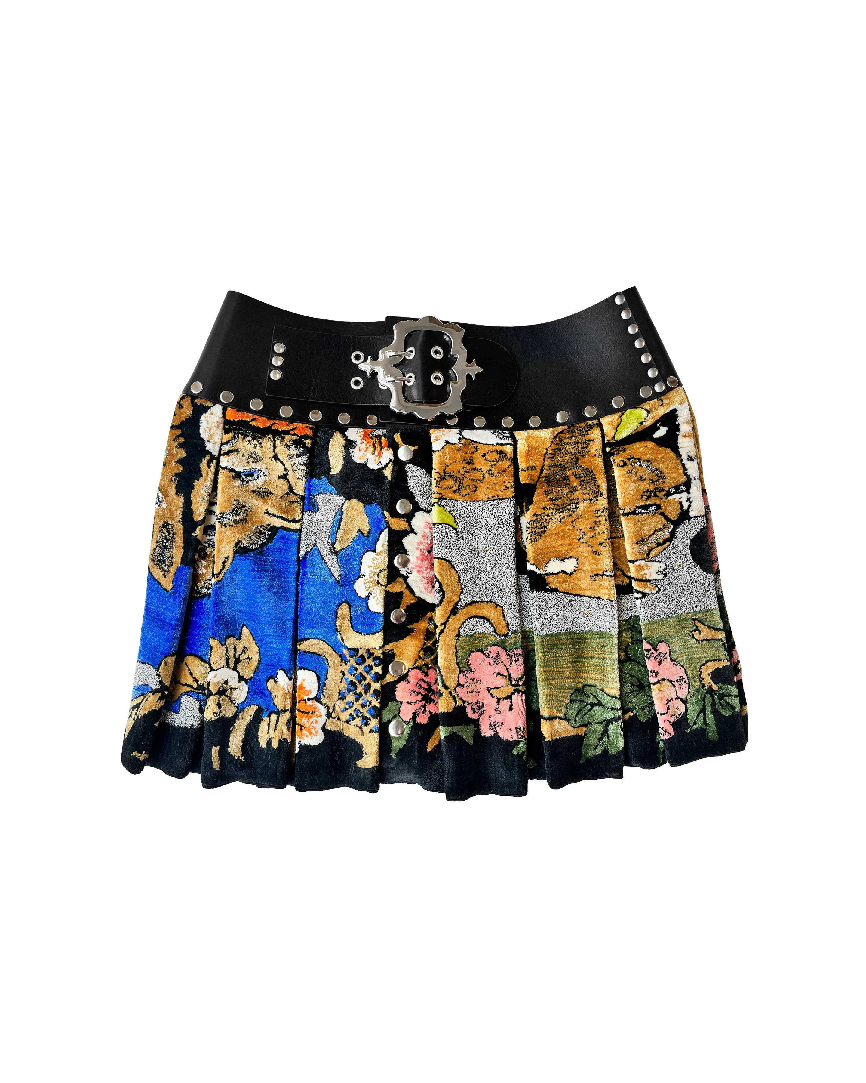 Velvet Mini Carabiner Skirt - Image 6